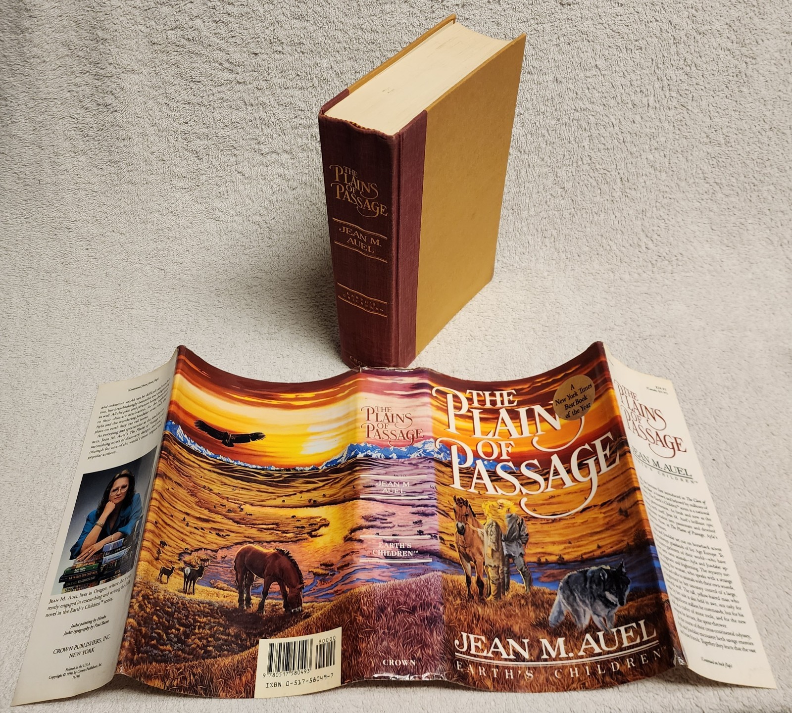 Earth&rsquo;s Children Series Jean Auel Complete 6 Book Set 5 Hardcover DJ 1 Paperback