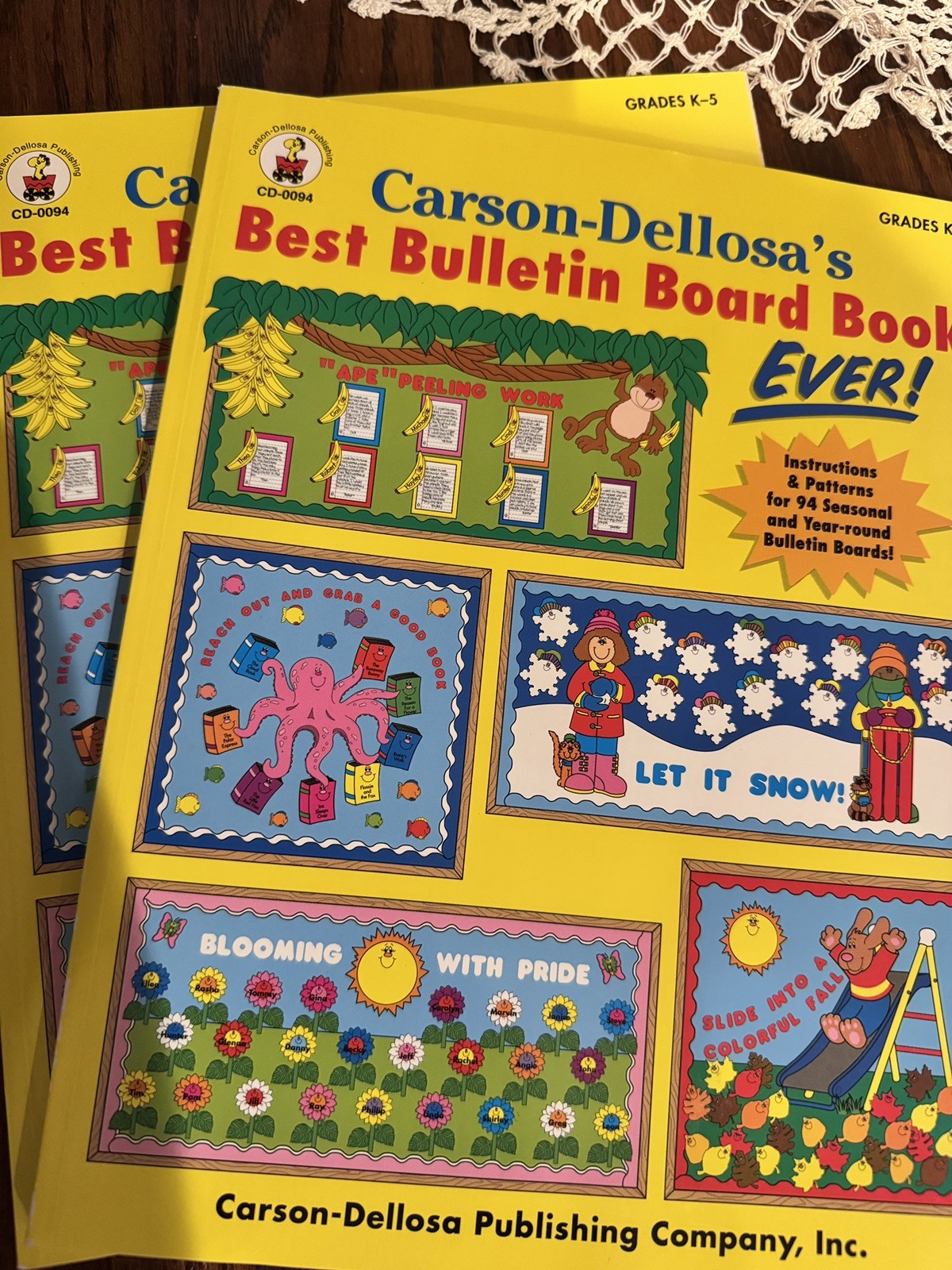 NEW OId Stock Carson-Dellosa&rsquo;s Best Bulletin Board Book Ever, Grades K – 5