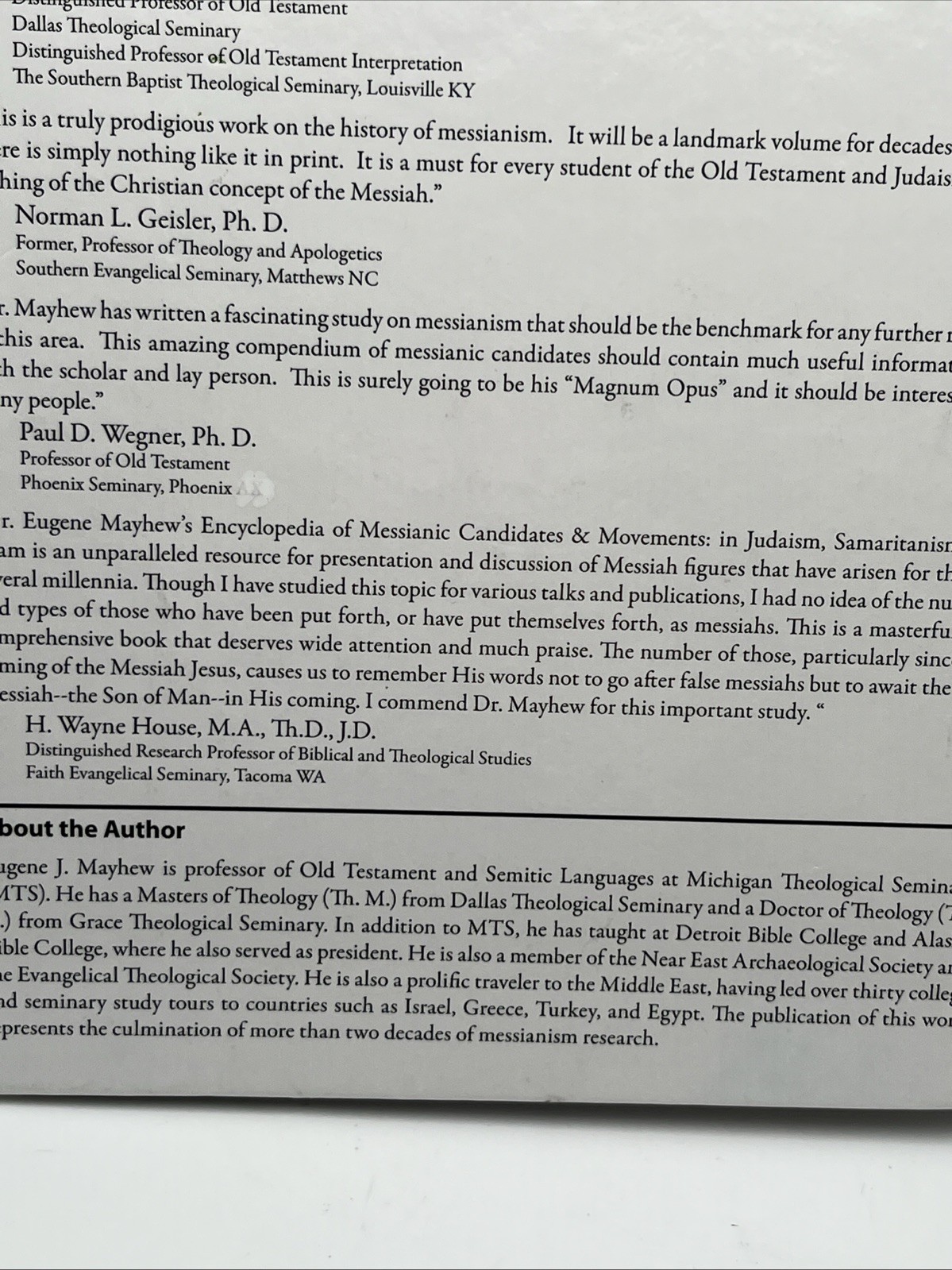 Encyclopedia of MESSIANIC Candidates & Movements in Judaism, Samaritanism& Islam