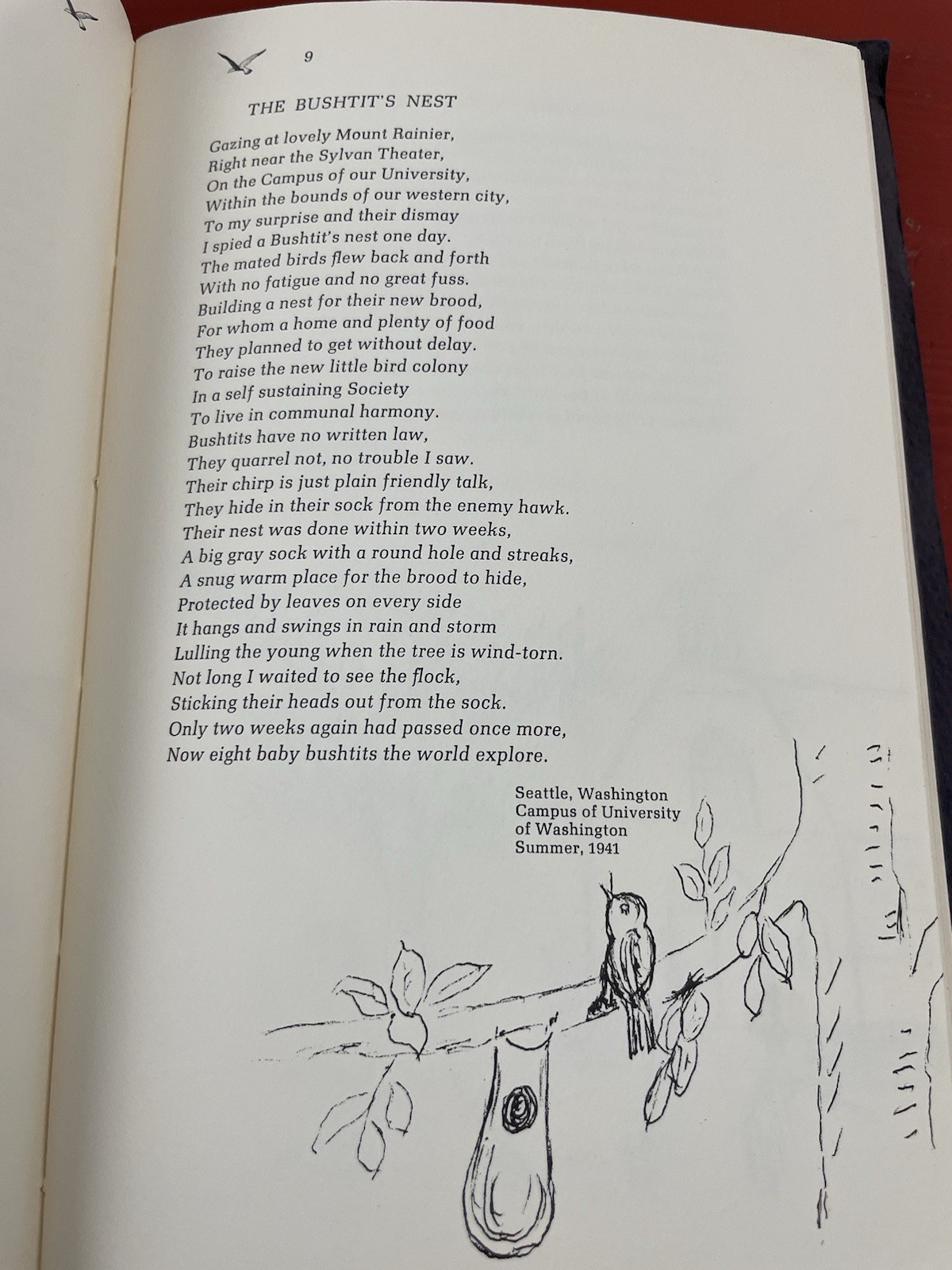 Past & Present, Here & There by Otillie G. Boetzkes PB VTG Poetry Nature 1966