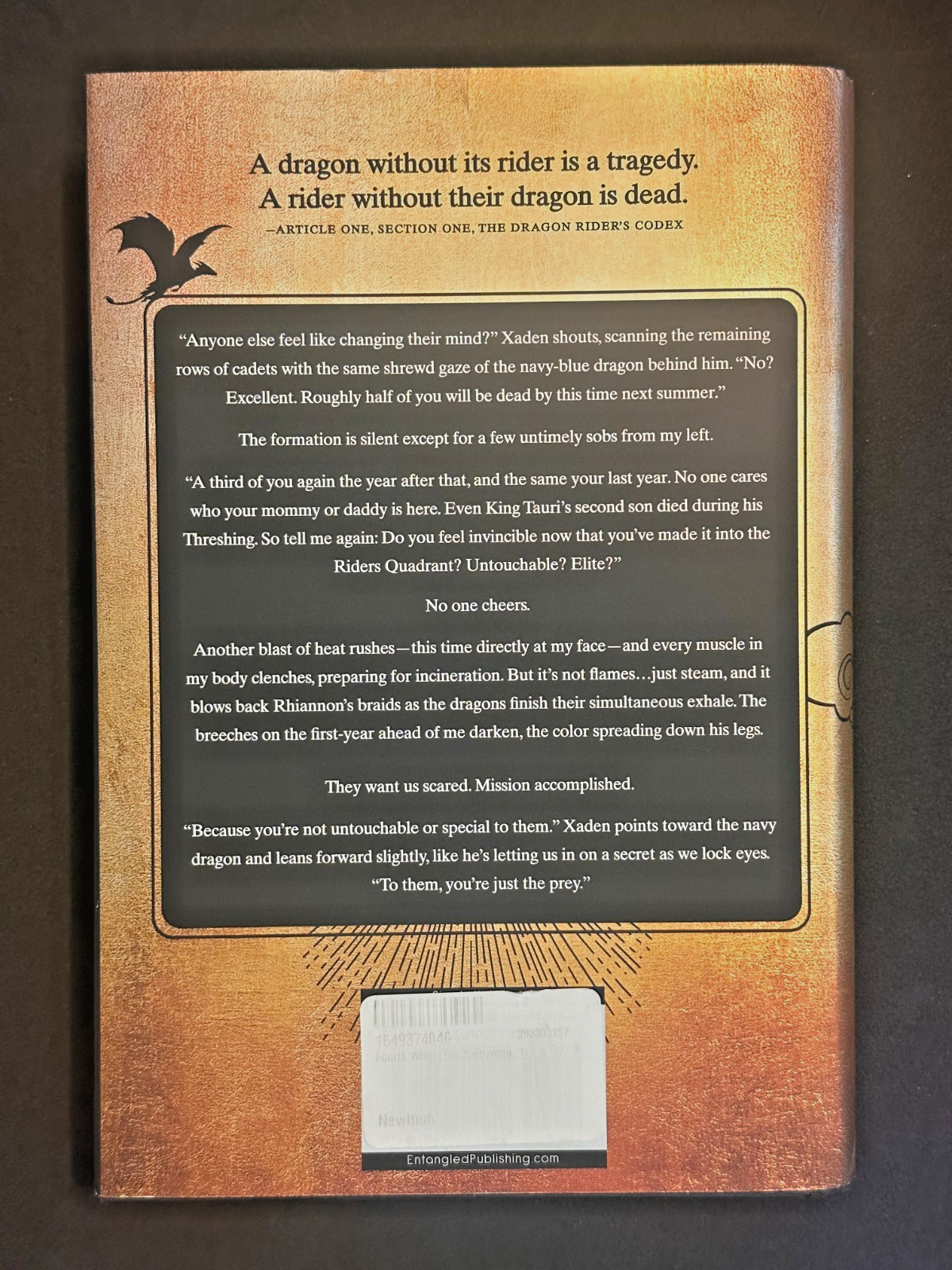Fourth Wing Rebecca Yarros 2023 Hardcover First Edition
