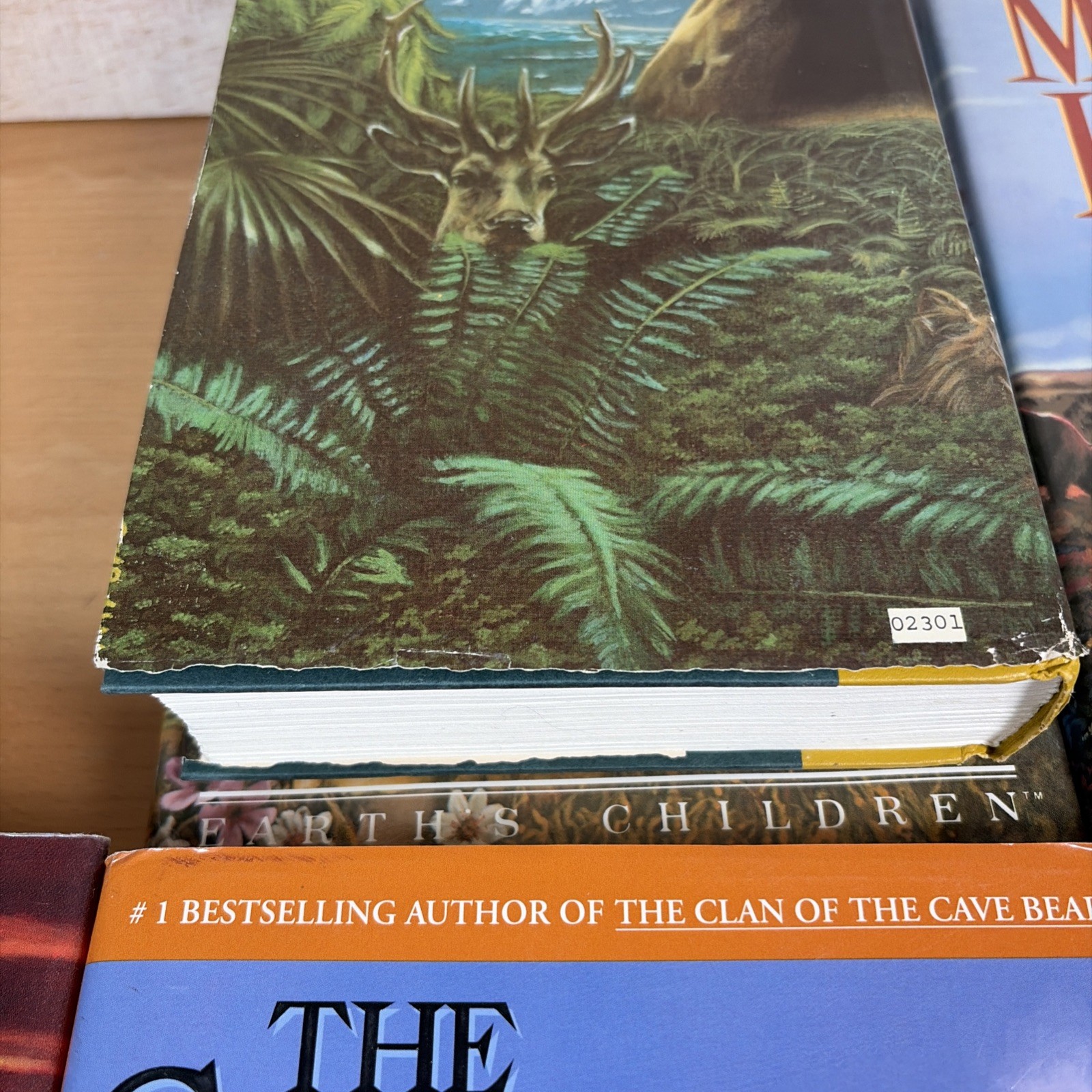 Complete Set Series Lot of 6 Earth&rsquo;s Children Books by Jean Auel HARDCOVER