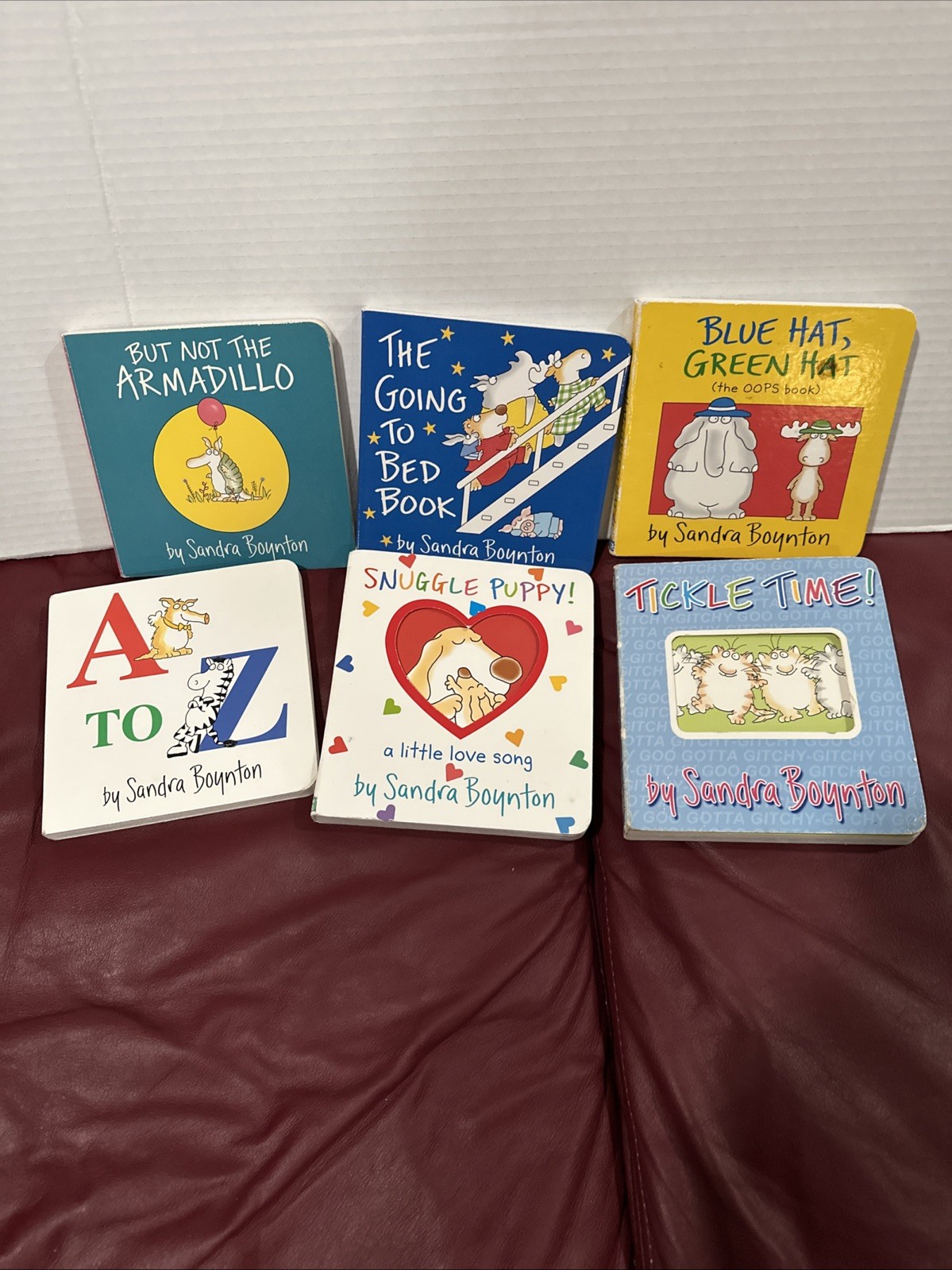 Lot of 6 Sandra Boynton Board Books for Children&rsquo;s/ Kids/ Toddler *Random Mix*