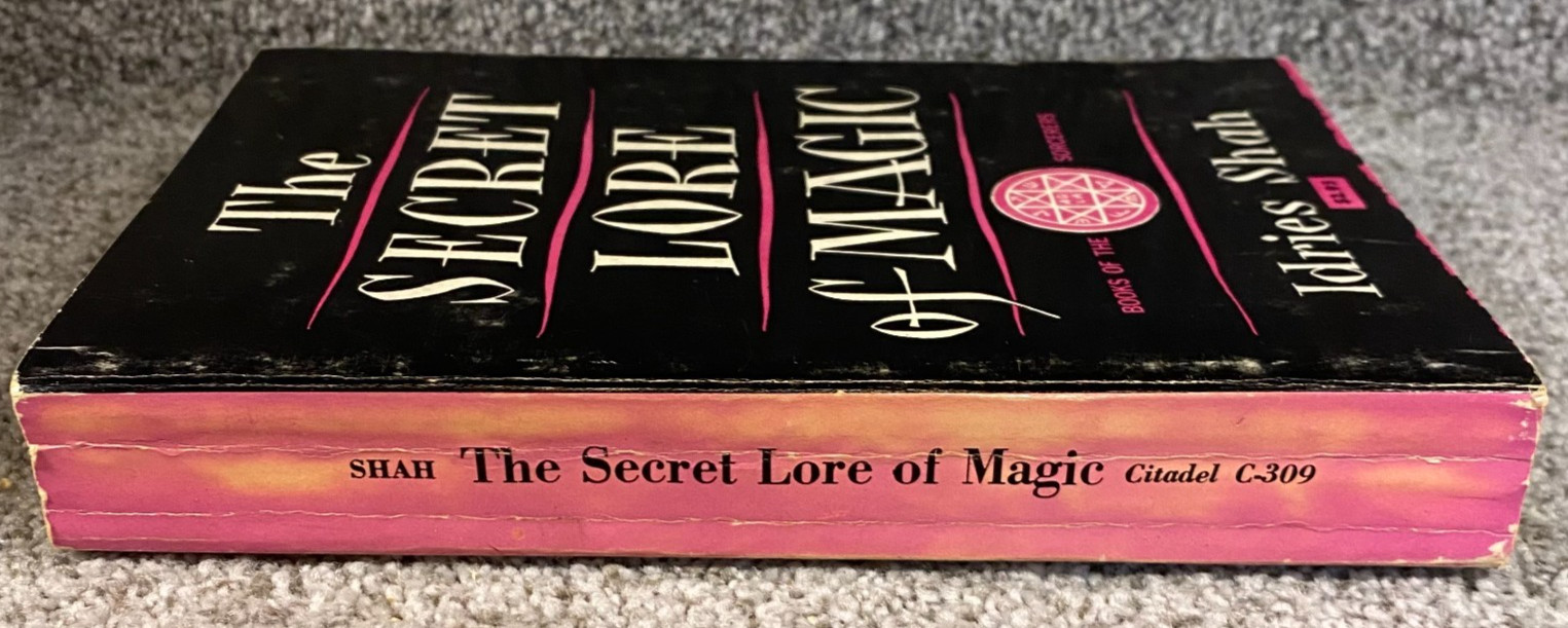 The Secret Lore of Magic, Sayed Idries Shah First Paperbound Edition Book, 1970