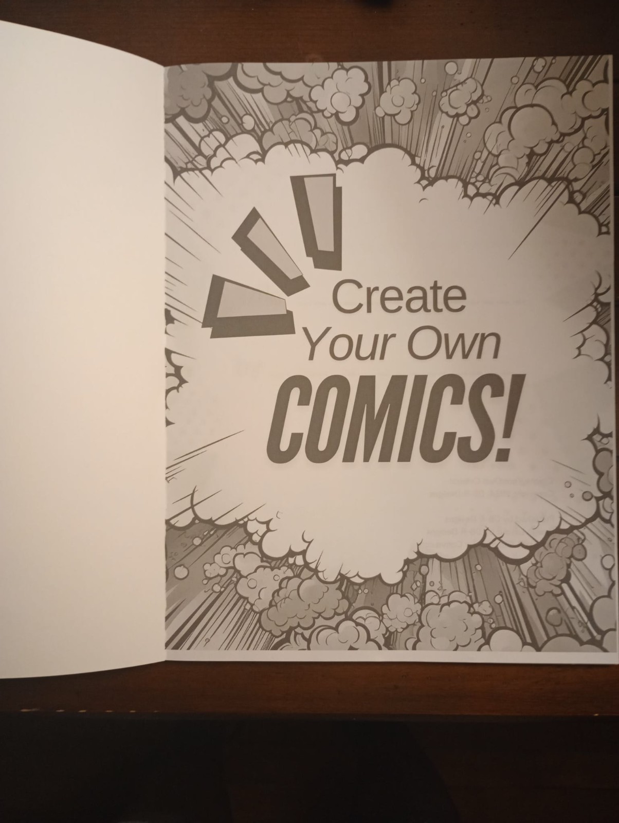 Limited Time Offer Debut! Blank Comic Book: Draw Your Own! 8.5×11&Prime; / 108 pages