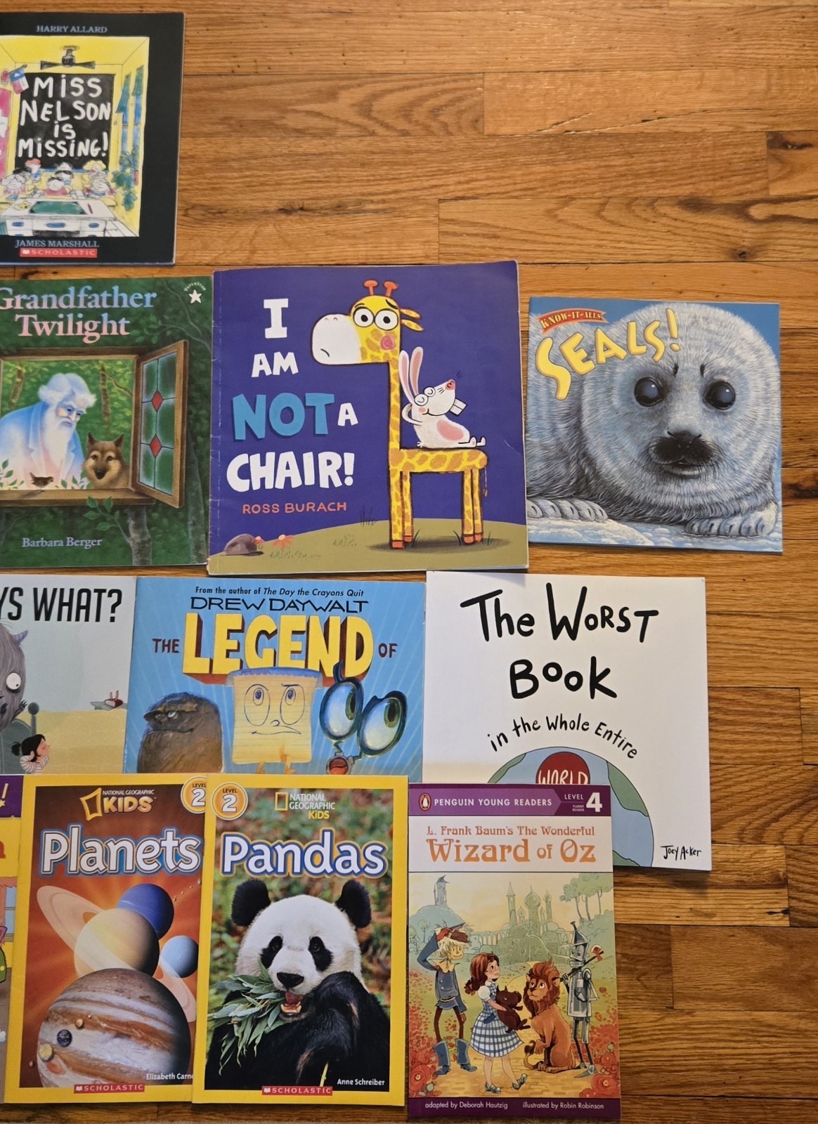 Random Lot of 18 Children&rsquo;s Reading Books Scholastic National Geographic Etc