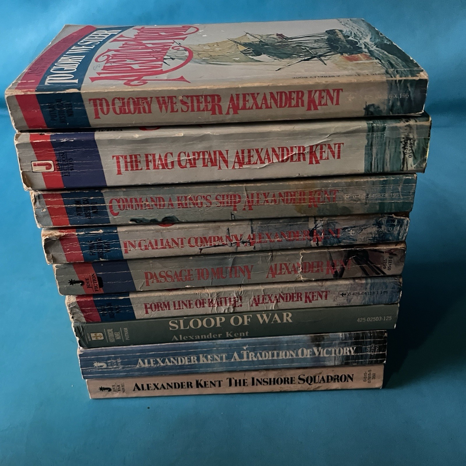 Captain Richard Bolitho naval adventure series lot 9 books Alexander Kent