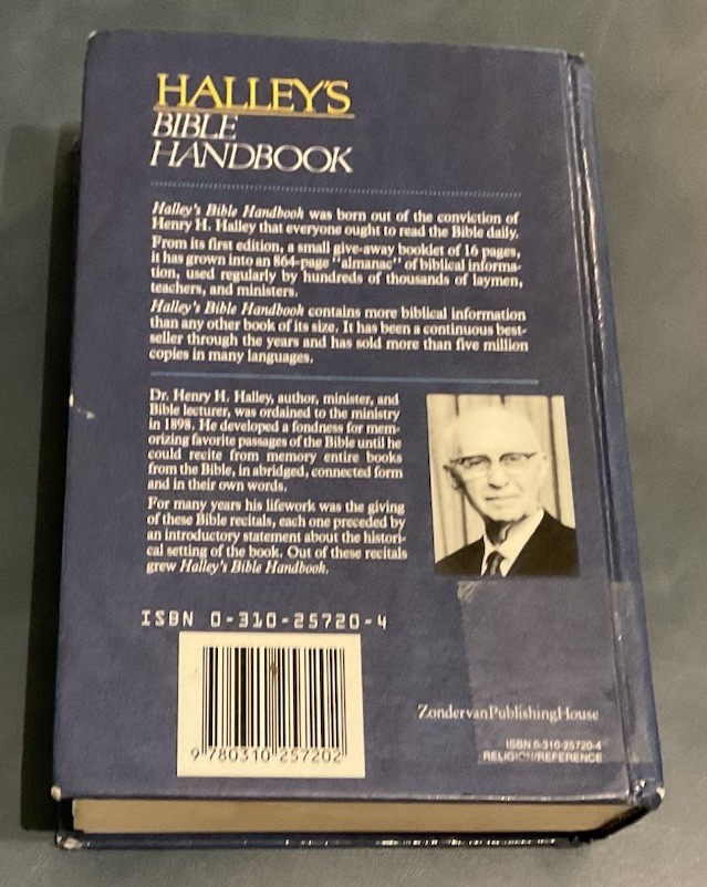 Halley&rsquo;s Bible Handbook by Henry H. Halley (1961, Hardcover)