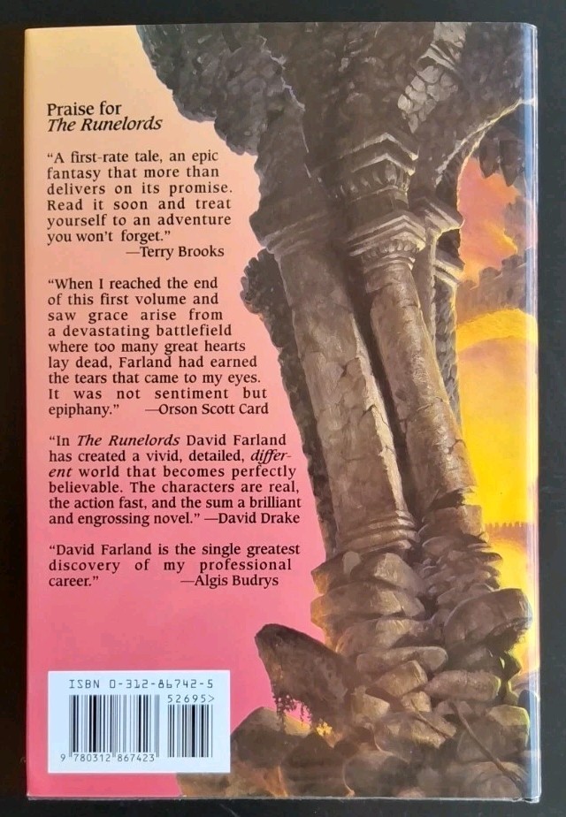 Brotherhood of the Wolf by David Farland (1st Ed.Hardcover) FREE SHIPPING