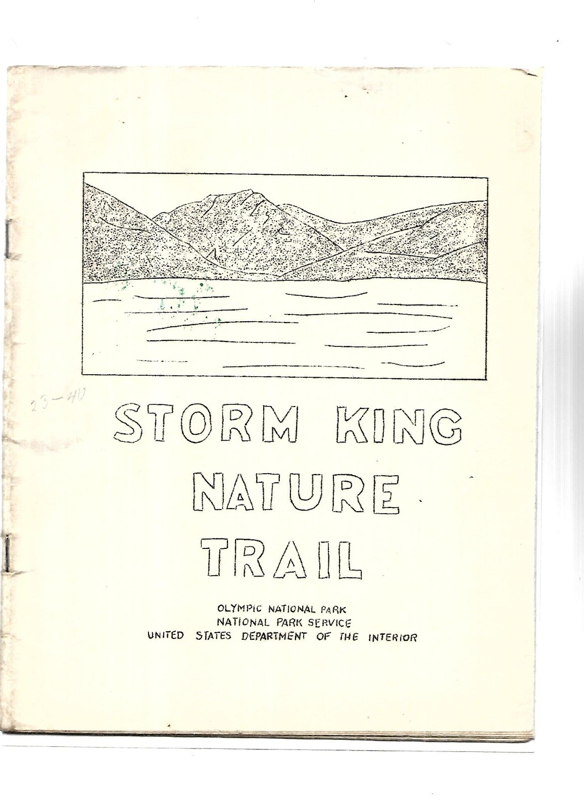 STORM KING Nature Trail Olympic Park Self-Guided Booklet 16 pages