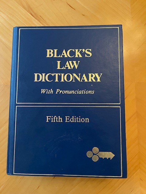 Black&rsquo;s Law Dictionary Fifth Edition (1979) Henry Campbell Black (used, blue)