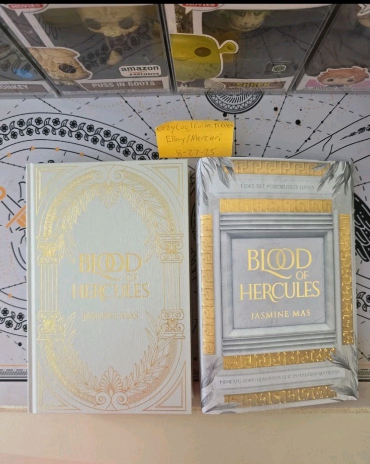 Fairyloot Blood of Hercules by Jasmine Mas Special Edition SPRAYED EDGES SIGNED
