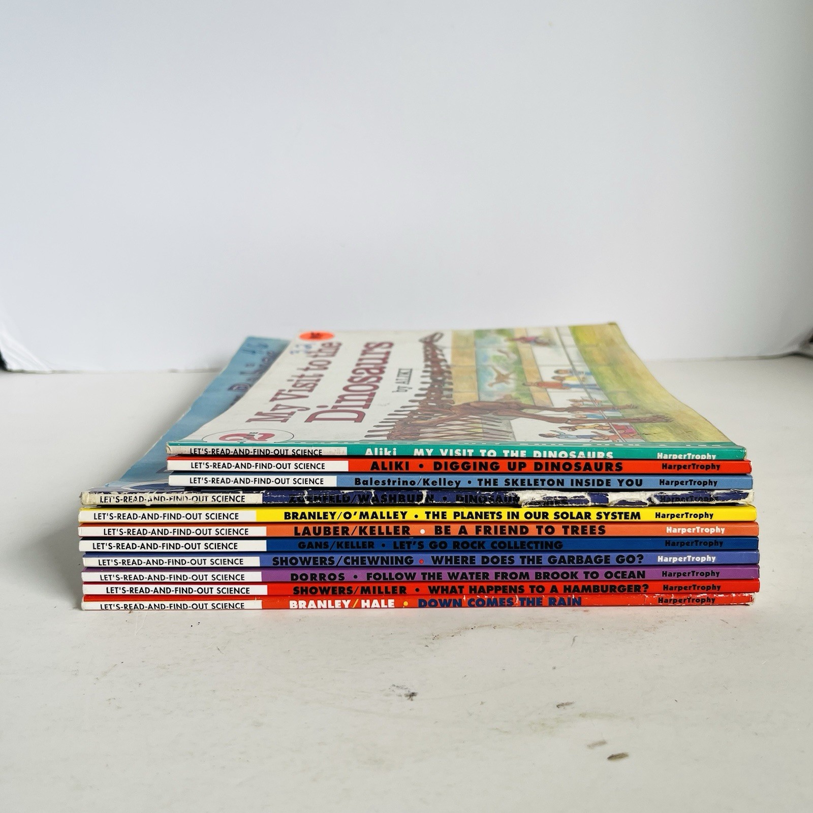 Lets Read and Find Out Science Book Lot 12 Hamburger Skeleton Planets Dinosaur P