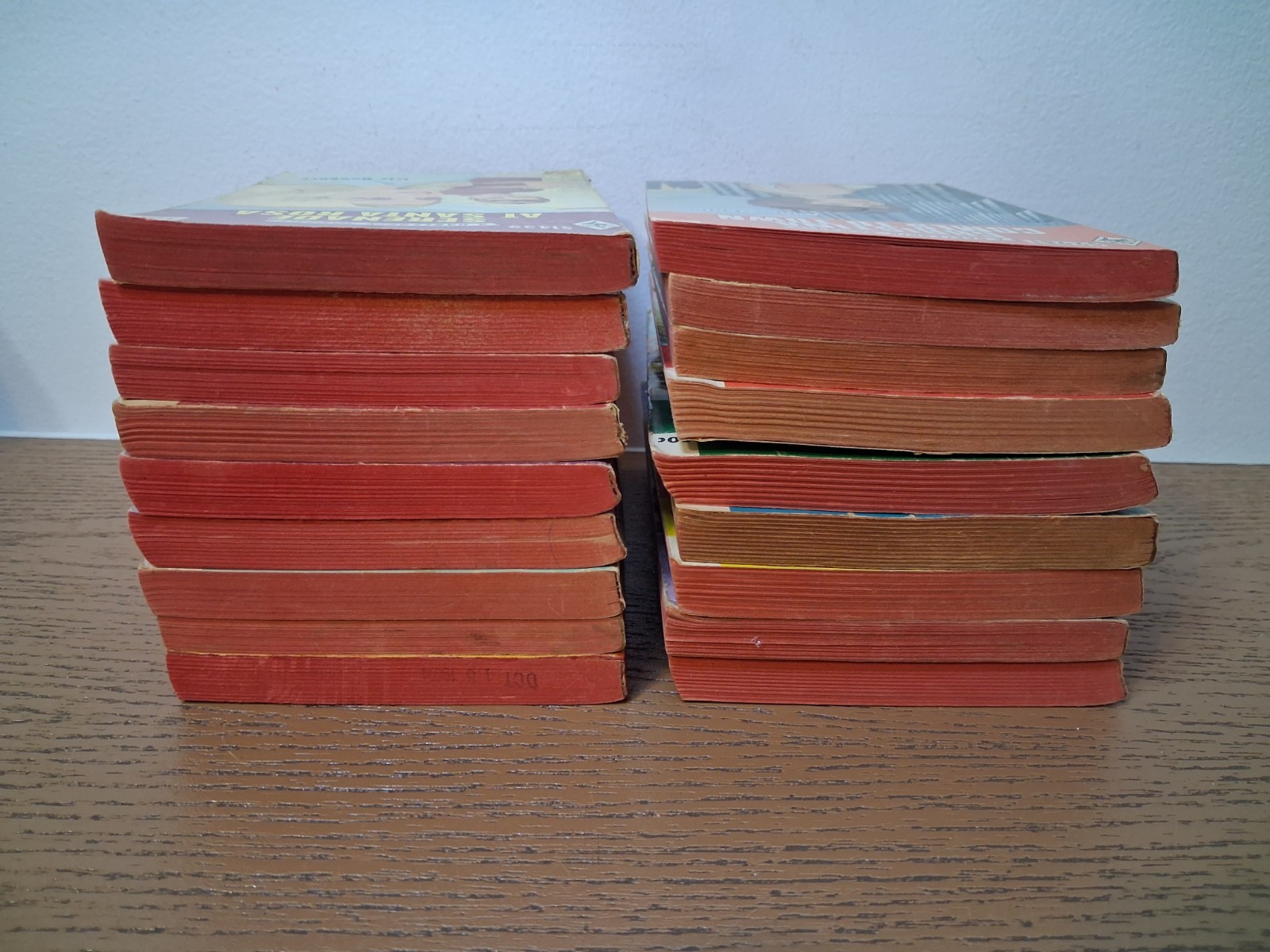 Lot of 18 Vintage Harlequin Romance Books 1960&rsquo;s 1970&rsquo;s Red Page Edges