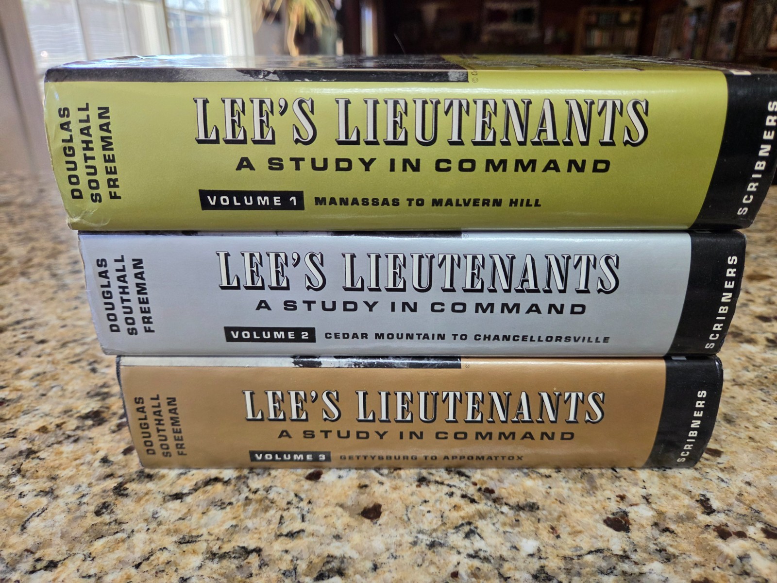 Lee&rsquo;s Lieutenants Douglas Southall Freeman 3 Volume Set Civil War Robert E Lee