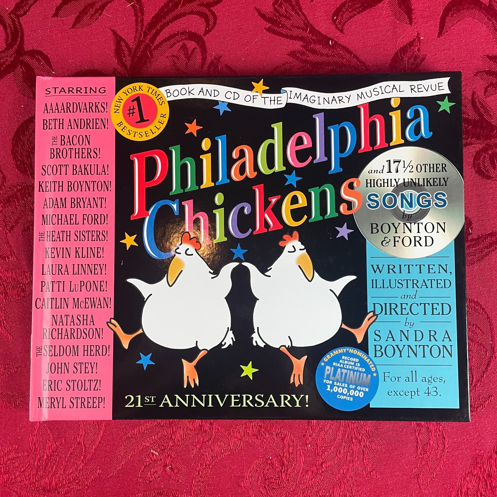 PHILADELPHIA CHICKENS: 21st Anniversary! (Hardcover) Sandra Boynton, with CD