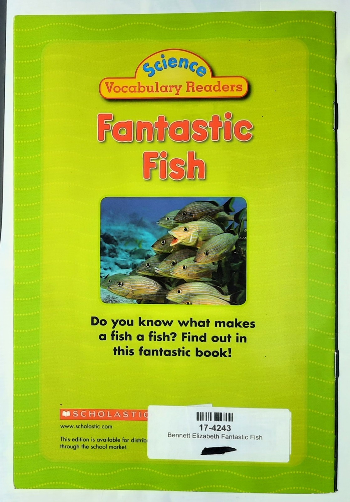 Science Vocabulary Readers (VG Condition, 16-24 pages, Pbk, Scholastic)