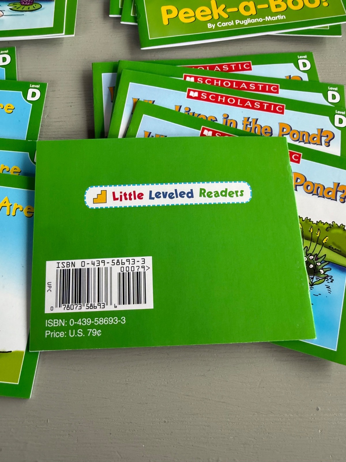 Scholastic Little Leveled Readers LEVEL D 75 Books (5 Copies 15 Titles) Box Set