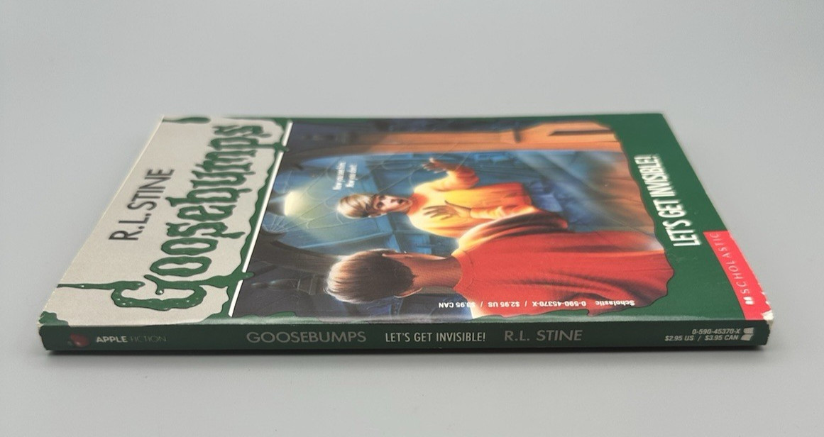 Goosebumps #6 Let&rsquo;s Get Invisible unnumbered 1st print R. L. Stine 1993 pb
