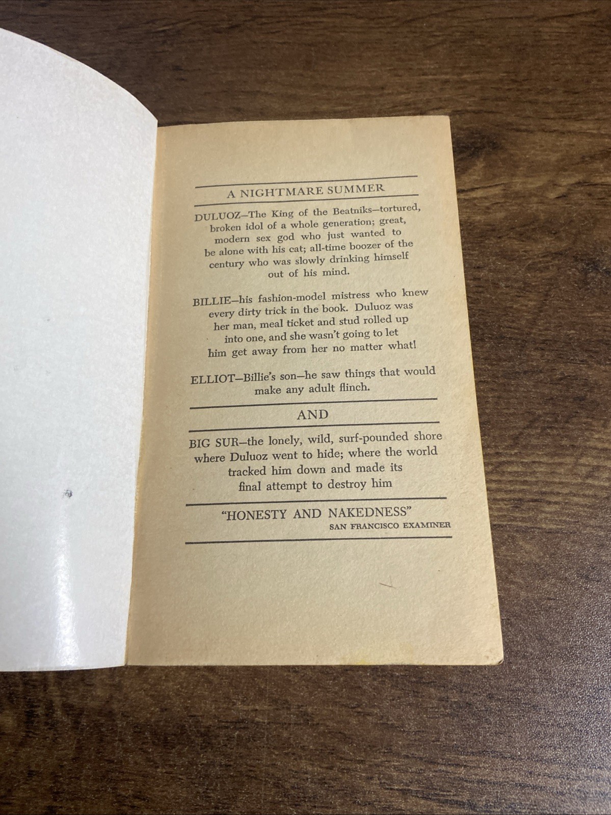 1963 – Jack Kerouac &lsquo;Big Sur&rsquo; paperback PB 1st Bantam Books Printing