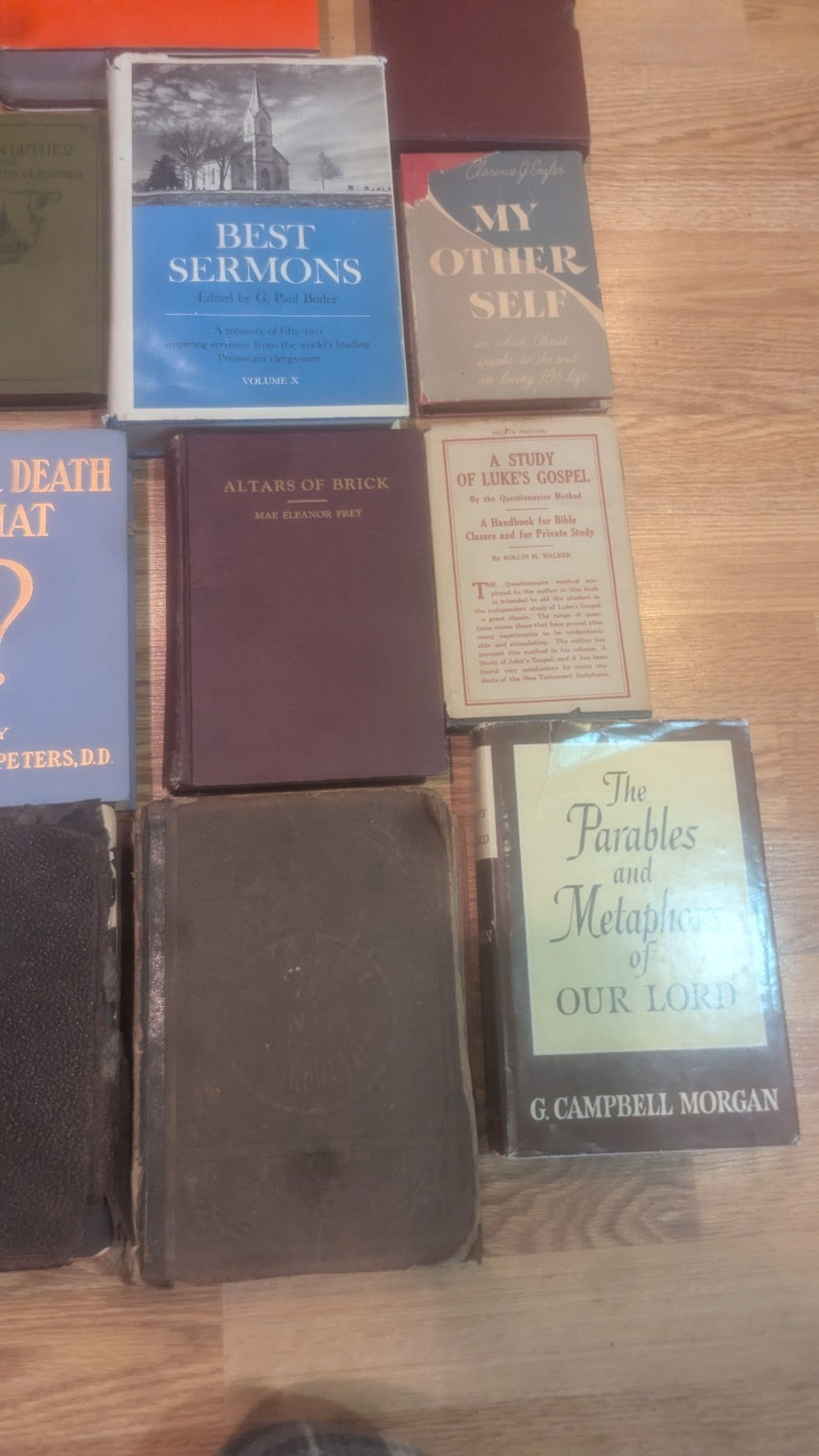 Vintage Lot 27 Christian Sermons Bible Study Commentary Hymnals Pastor&rsquo;s Library