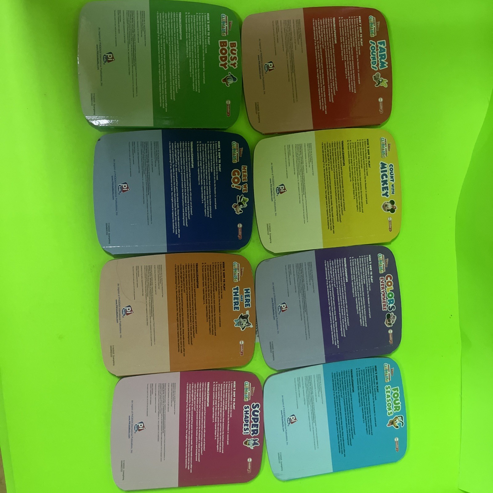 Disney Jr Mickey Mouse Clubhouse Me Reader Jr Smart Books Lot of 8