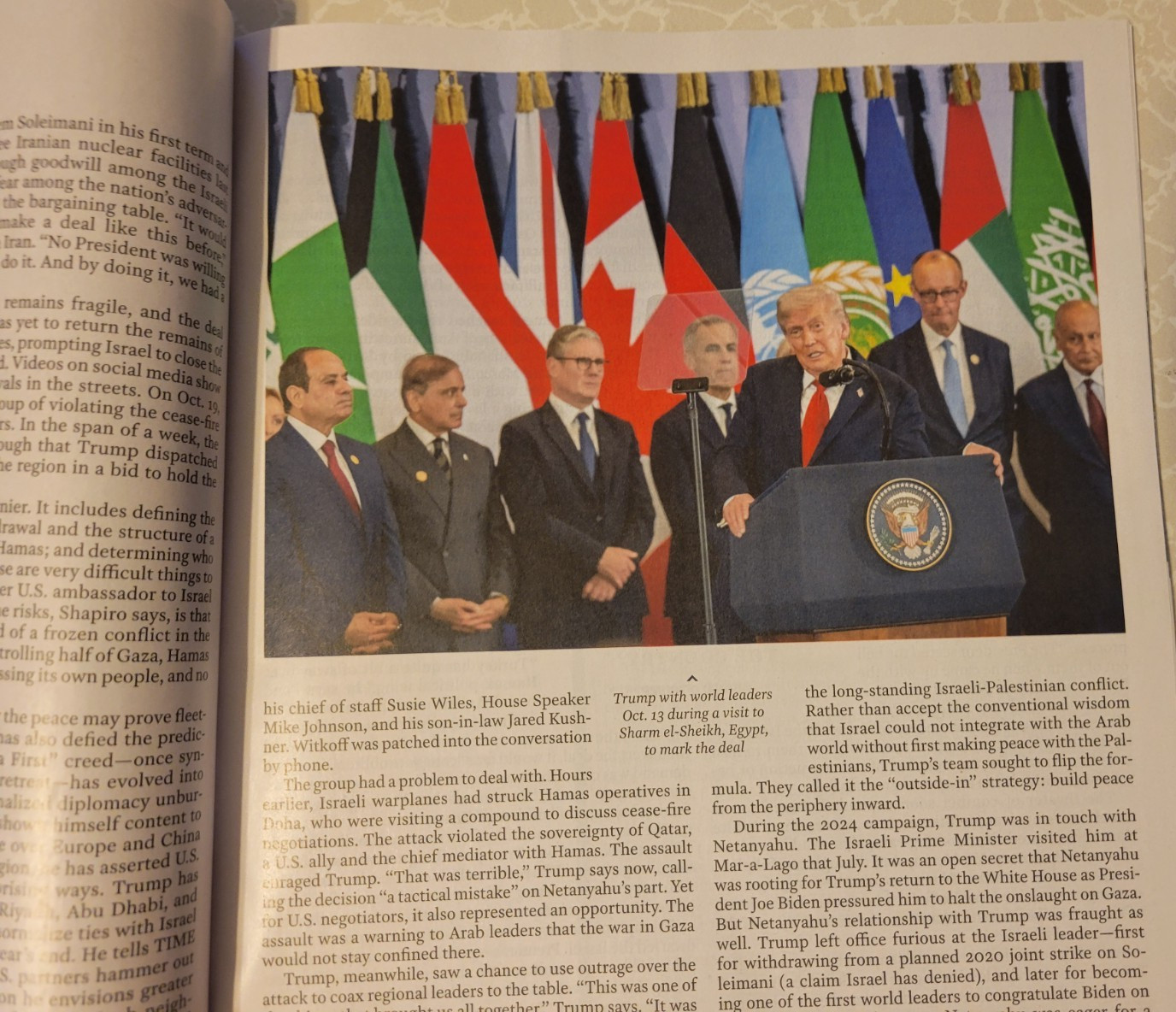 TIME TRUMP&rsquo;S WORLD Nov 10, &rsquo;25 Issue-Gaza Deal-Fight for Taiwan-Putin Power Play