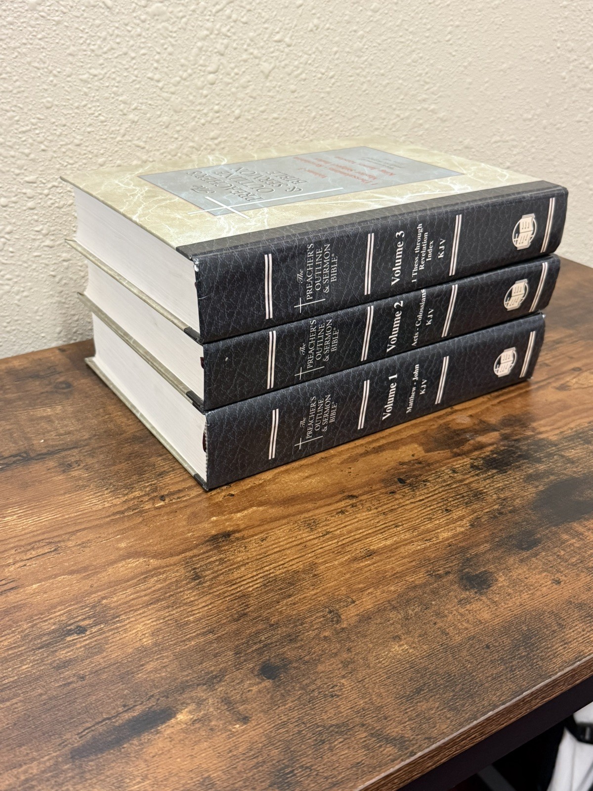 Preacher&rsquo;s Outline & Sermon Bible-KJV Hardcover Leadership 3 VOLUMES