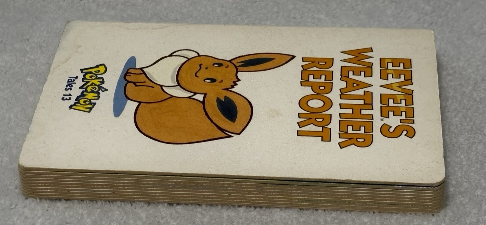 Pokemon Tales 13 Eevee&rsquo;s Weather Report Vintage HC Kids Book (2000) || pre-owned