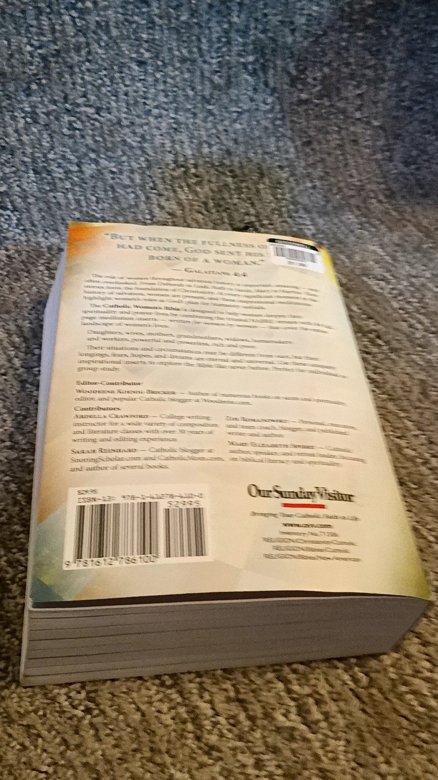 Catholic Women&rsquo;s Bible Bricker New American Bible Softcover (2012) [VG]
