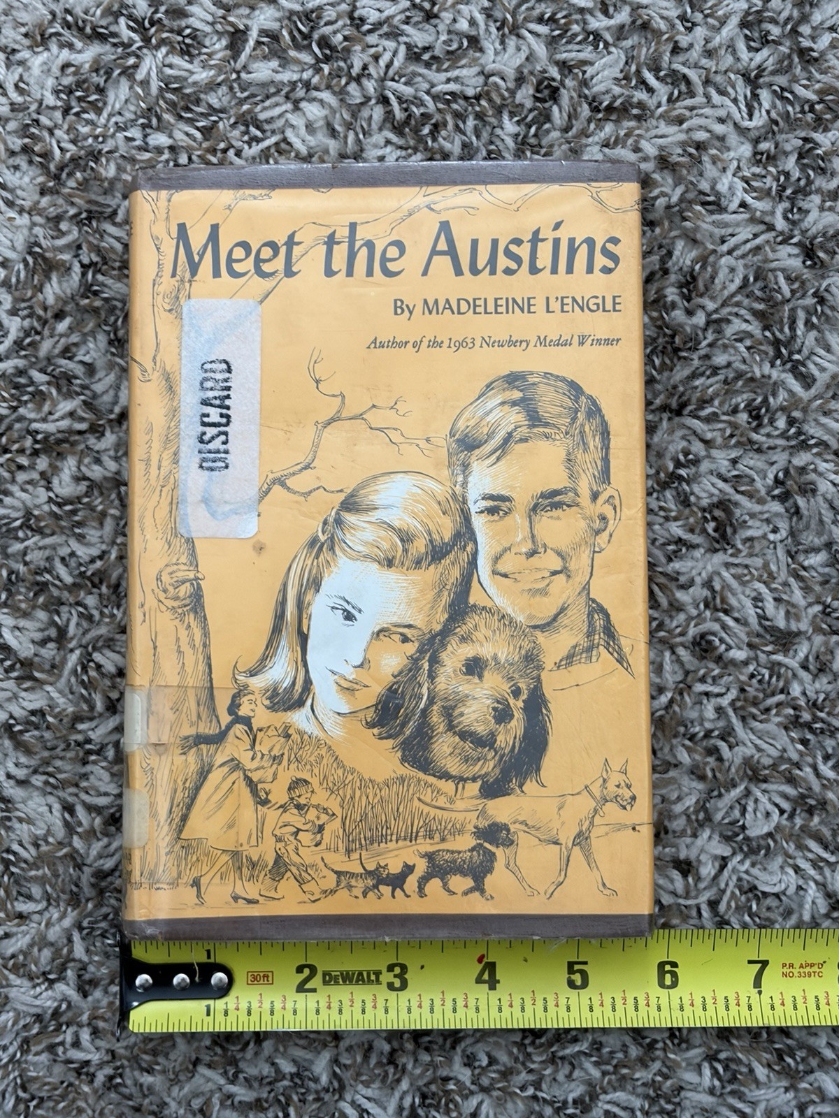 Madeleine L&rsquo;Engle Meet the Austins 1960 Library Copy Hardcover