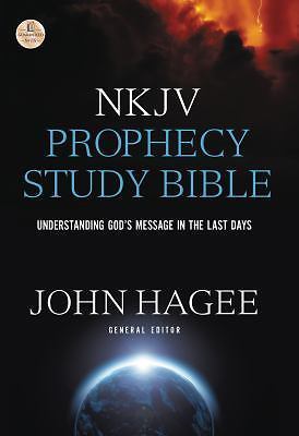 NKJV, Prophecy Study Bible, Hardcover, Red Letter Edition: Understanding God&rsquo;s