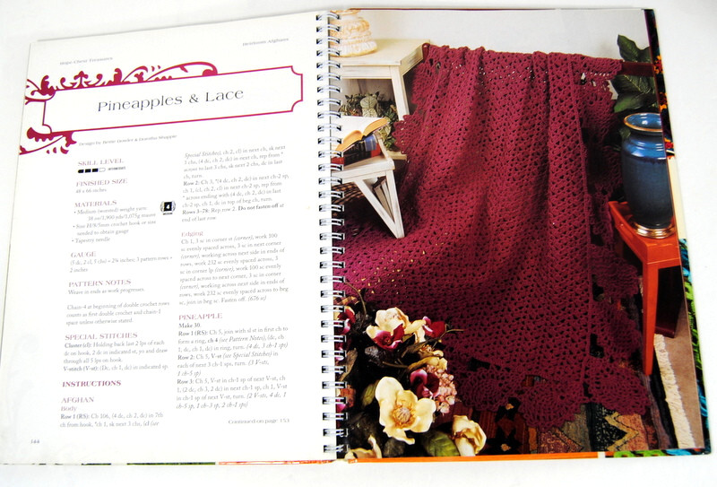 Heirloom Afghans by Judy Crow Annie&rsquo;s Publishing 175 Pages Spiral Bound 1990