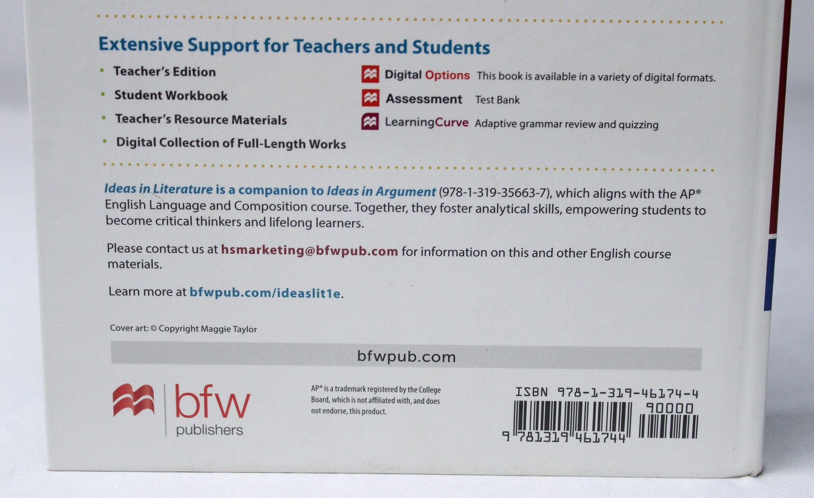Ideas In Literature Building Skills & Understanding JL3 Multi Authors Hardcover