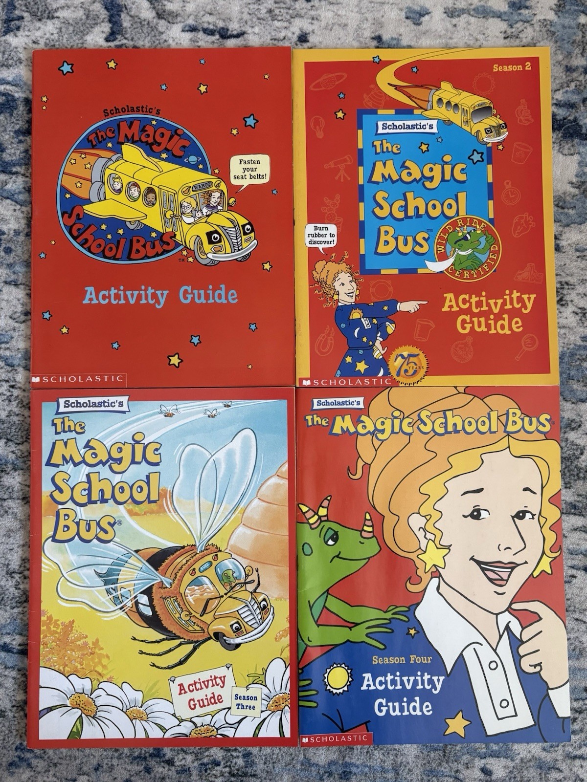 22 Magic School Bus Vintage Science Books Joanna Cole Bruce Degen PBS