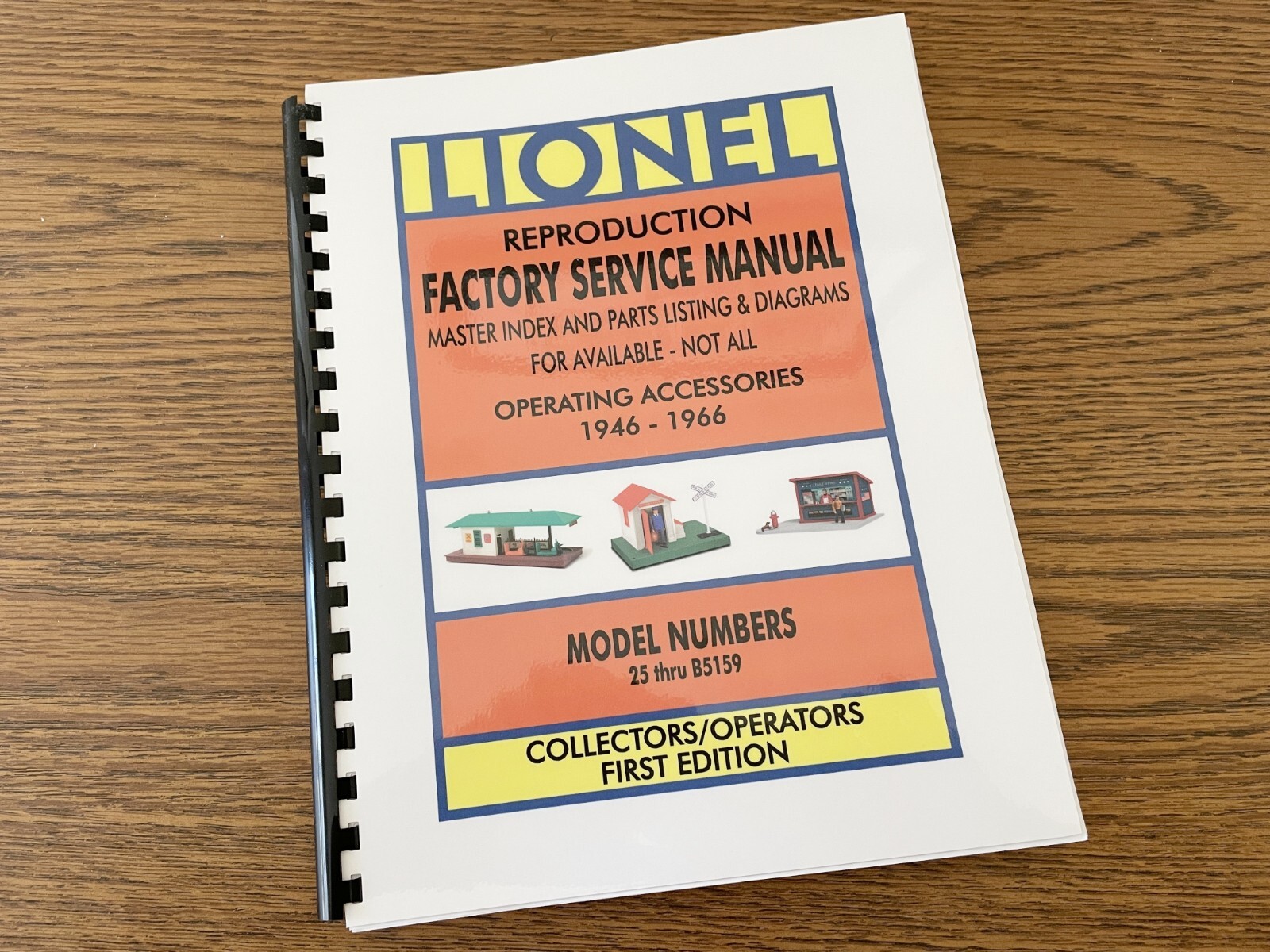 Lionel – Reproduction Factory Service Manuals Bundle of All Four Manuals