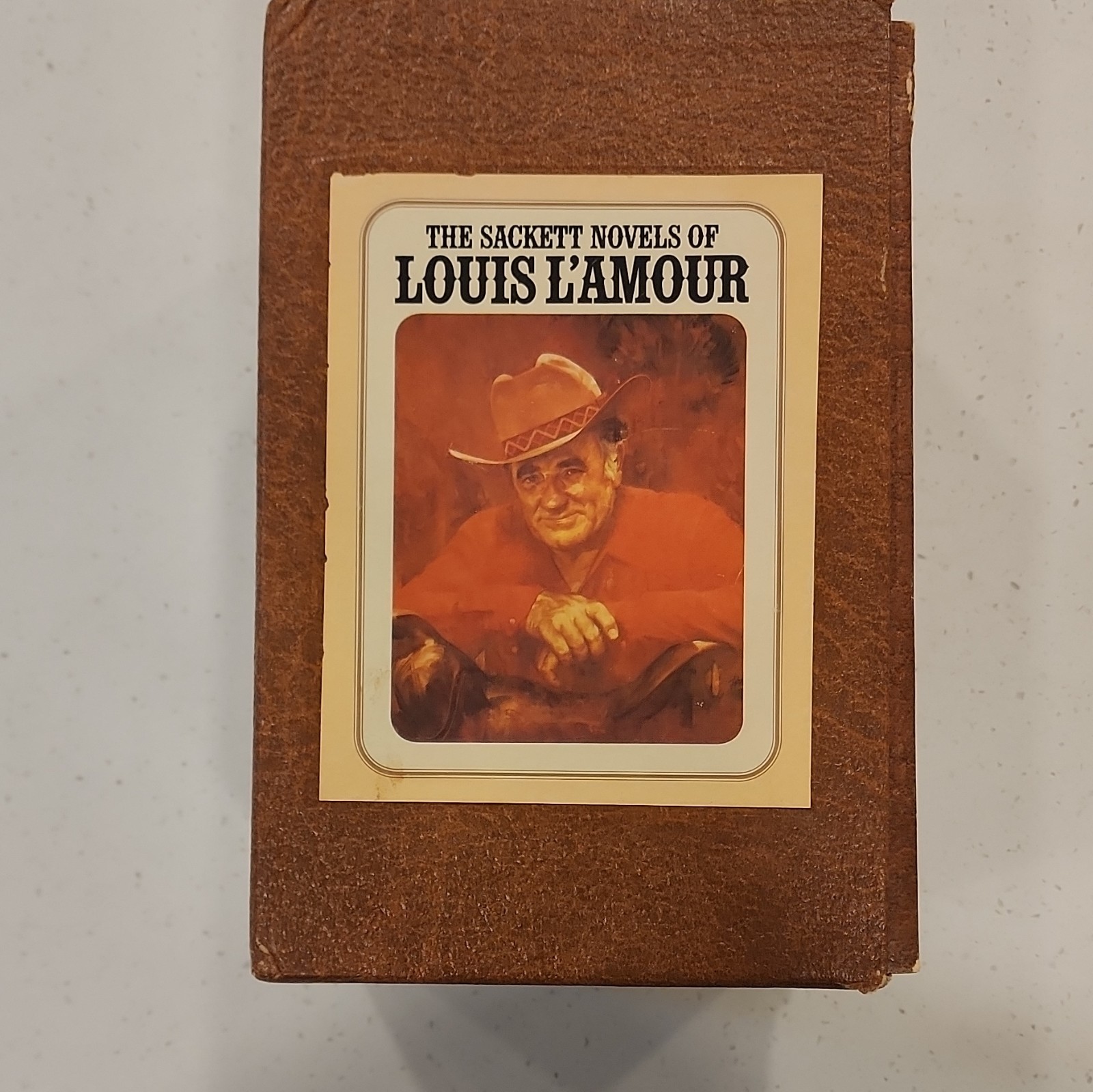 Vintage The Sackett Novels Louis L&rsquo;Amour Box Set Vol I-IV Bantam Books 1980s