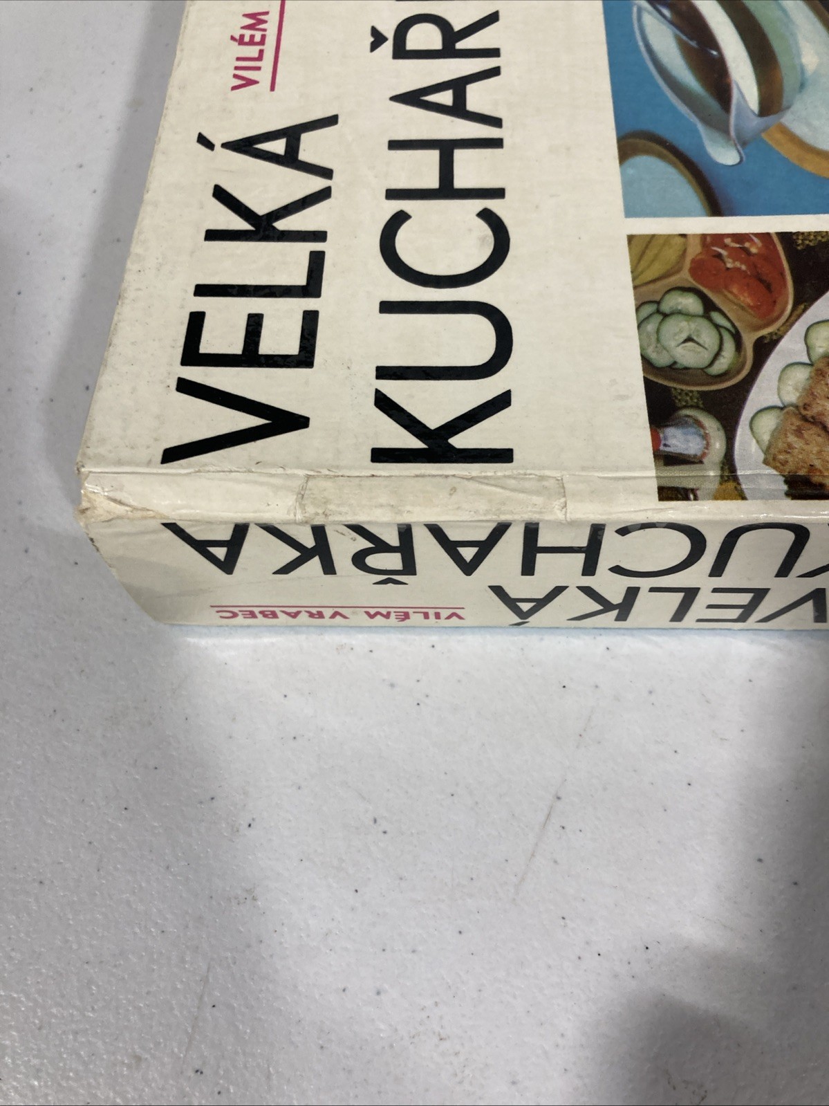 Velká kuchařka by Vilém Vrabec Hardcover The Big Cookbook – Czech – Illustrated
