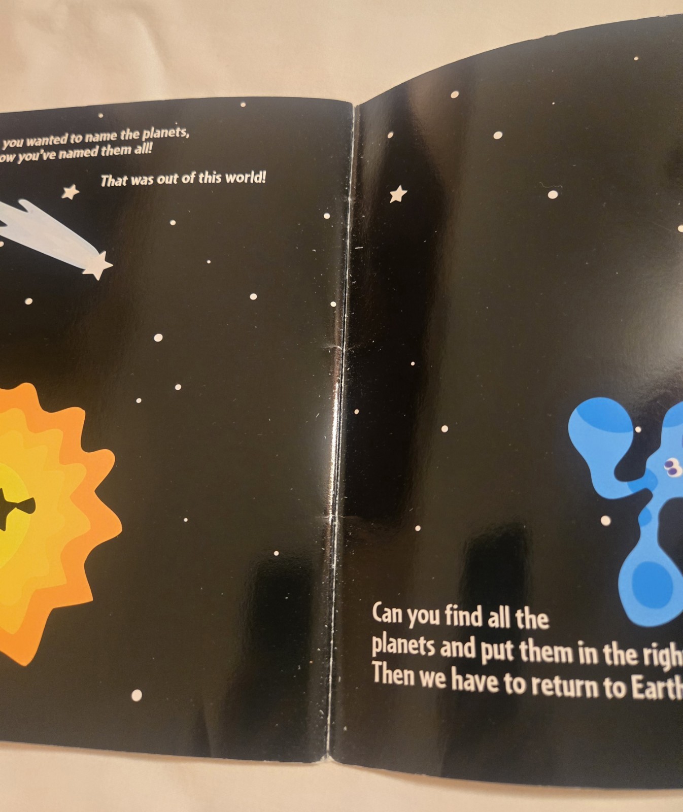 Vintage Blue&rsquo;s Clues Book Bundle – New « Amazing Body » & VGUC « Skidoo to Planets »