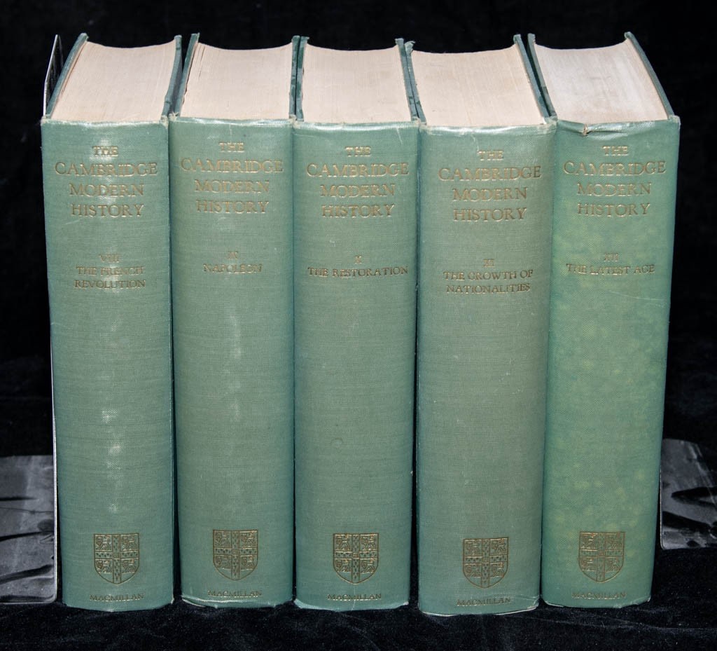 The Cambridge Modern History 1934 Macmillan Hardcover Book Lot 5 Volumes