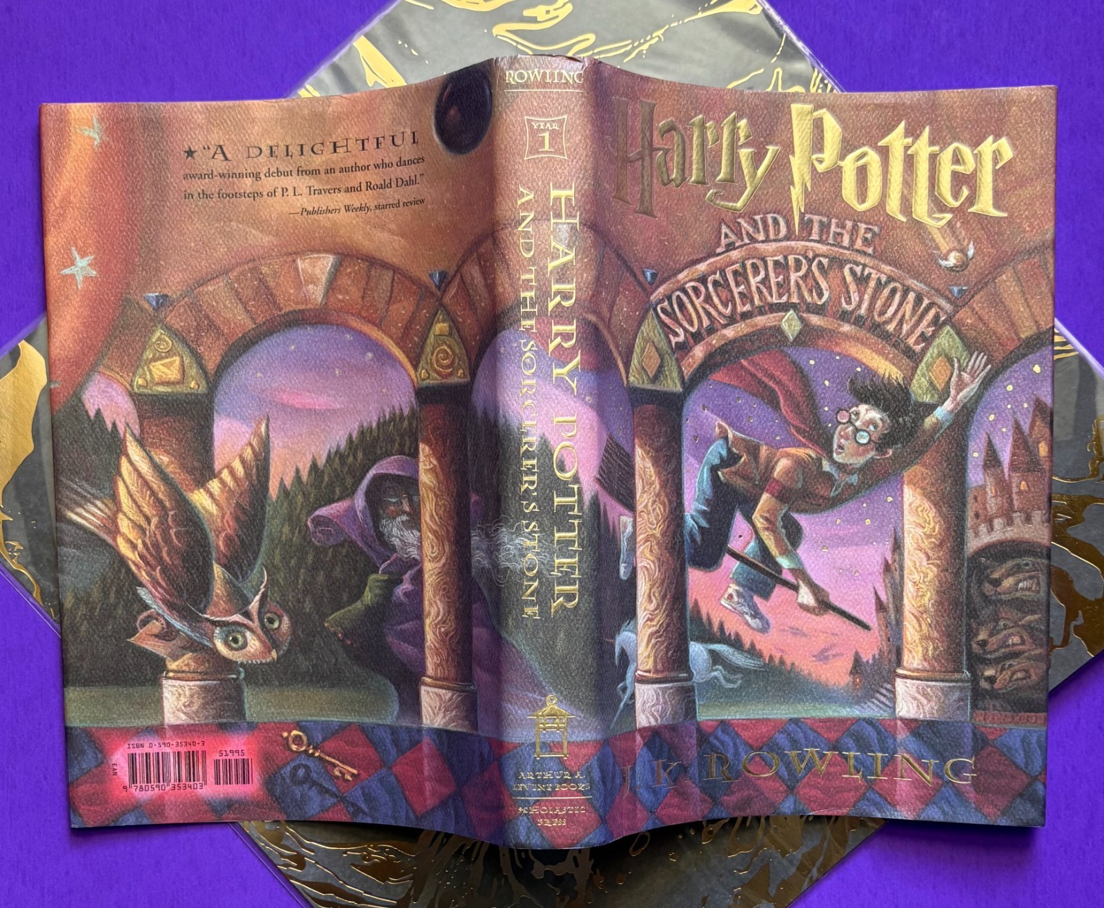 Harry Potter and the Sorcerer&rsquo;s Stone 1st Amer. Ed. 1998 MISPRINT.
