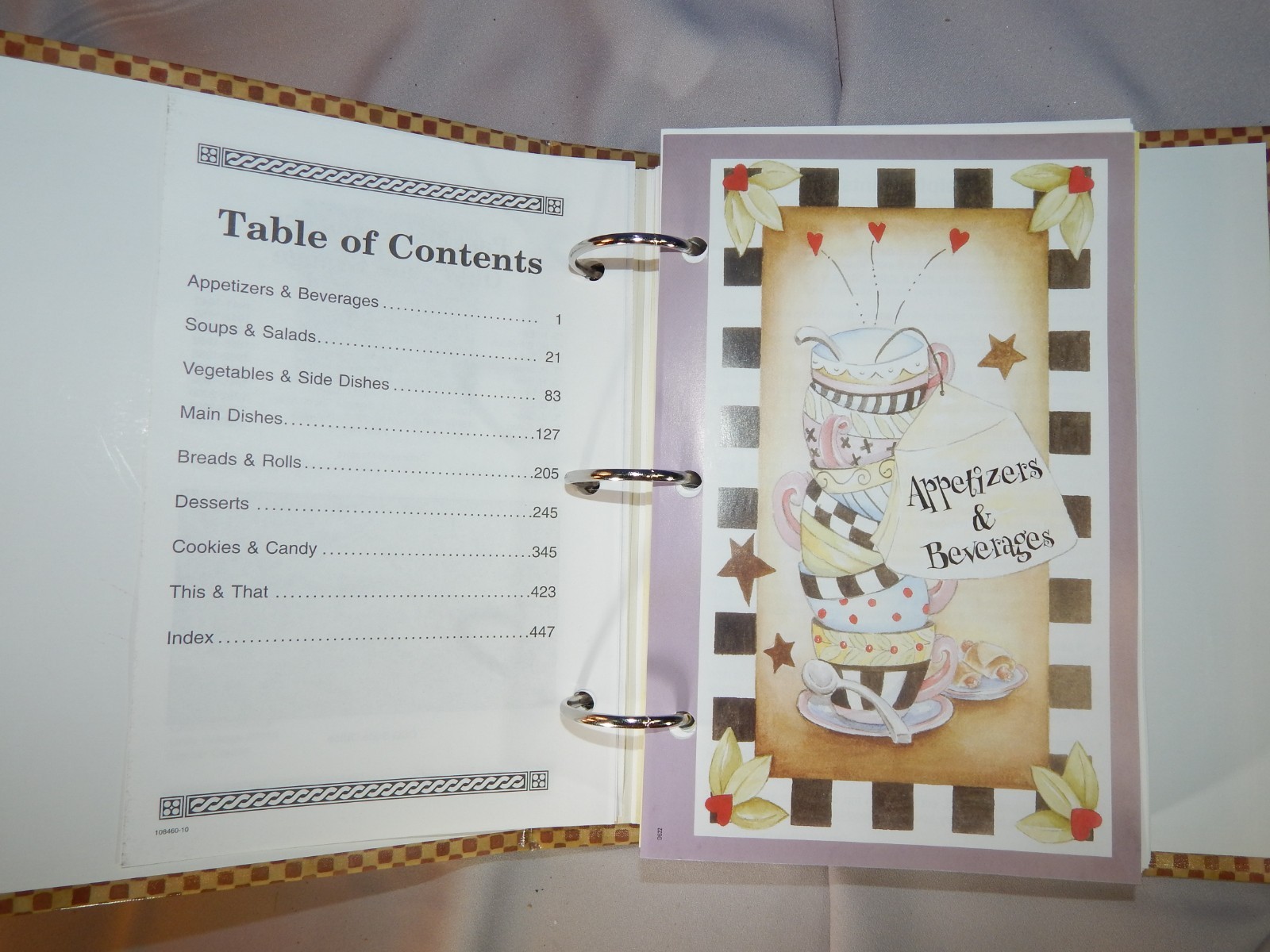 Ohio State Grange Collection of Recipes by Grange Members & Friend Cookbook 470p