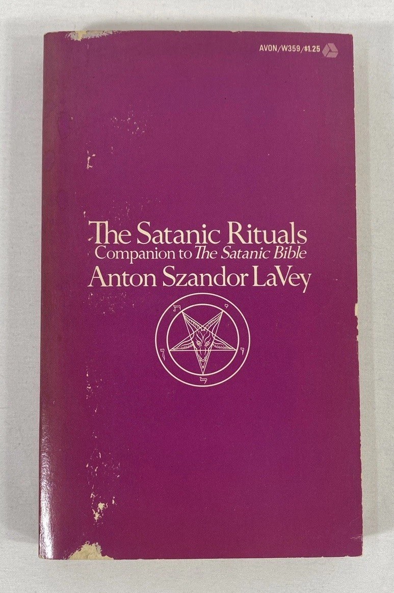 2 PB lot – The Satanic Rituals + The Devil&rsquo;s Notebook – Anton Szandor LaVey