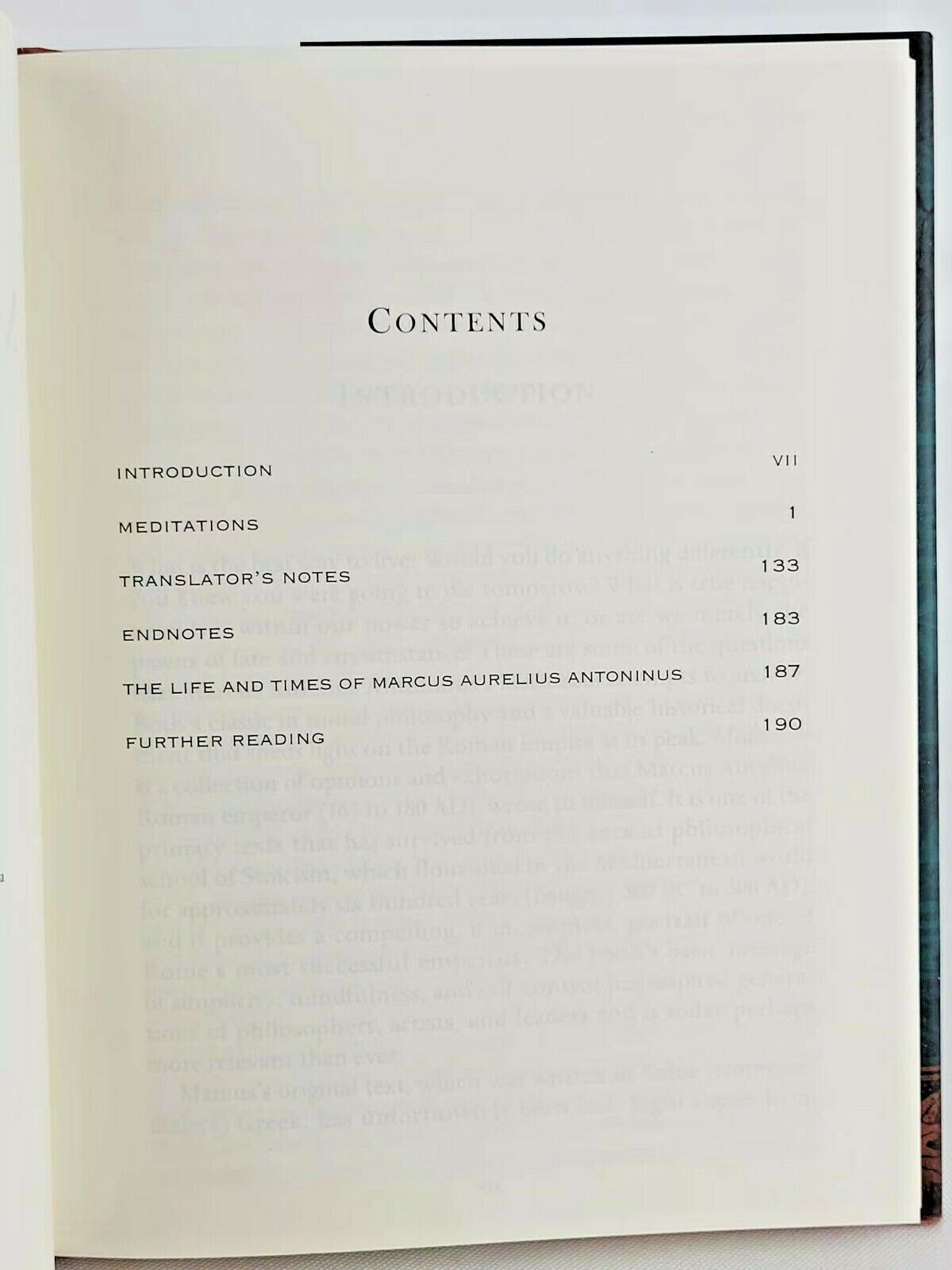MEDITATIONS Marcus Aurelius George Long (8&Prime;x6&Prime;) Hardcover *Brand New*
