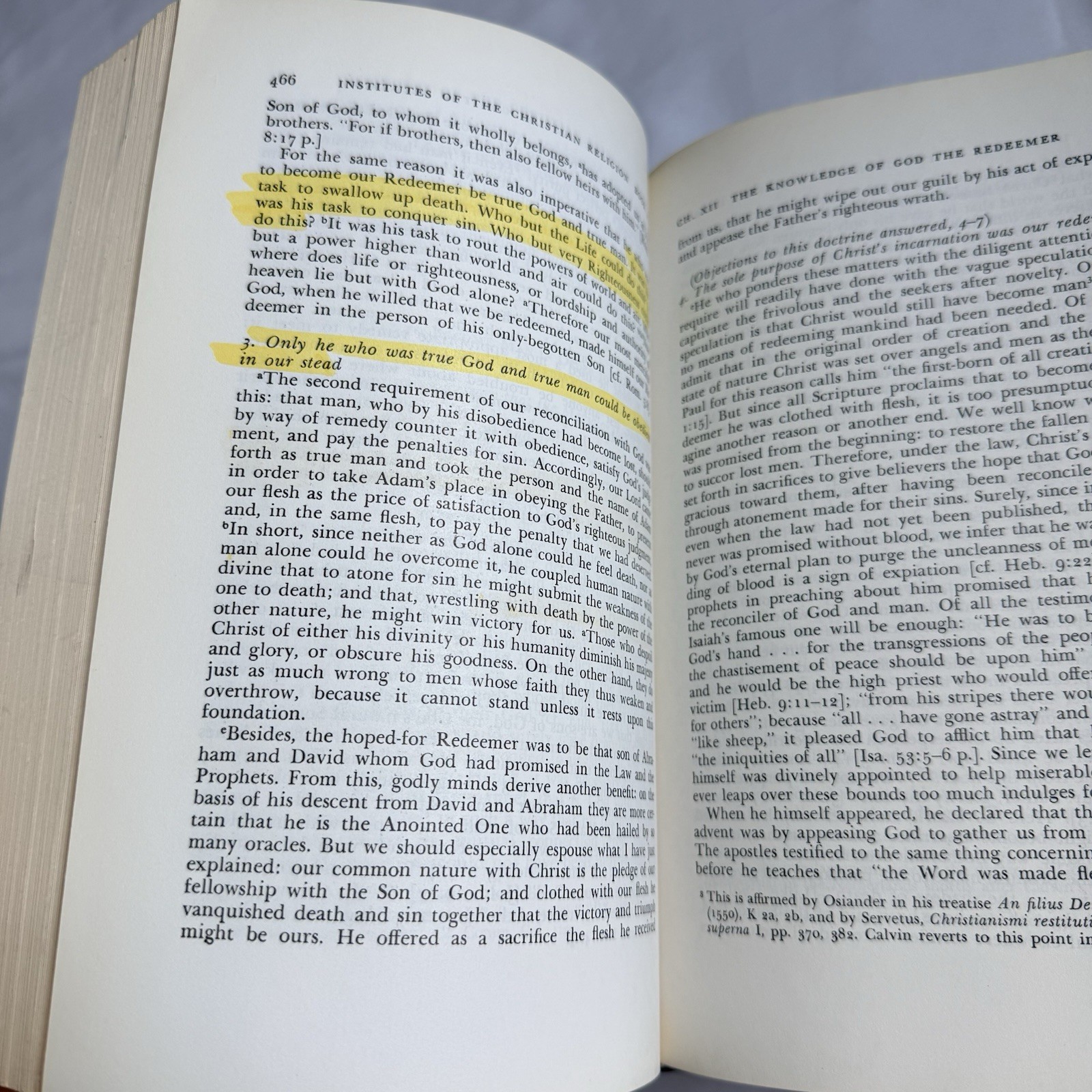 Calvin’s Institutes Of The Christian Religion Vol 1 & 2, 1960 Westminster Press
