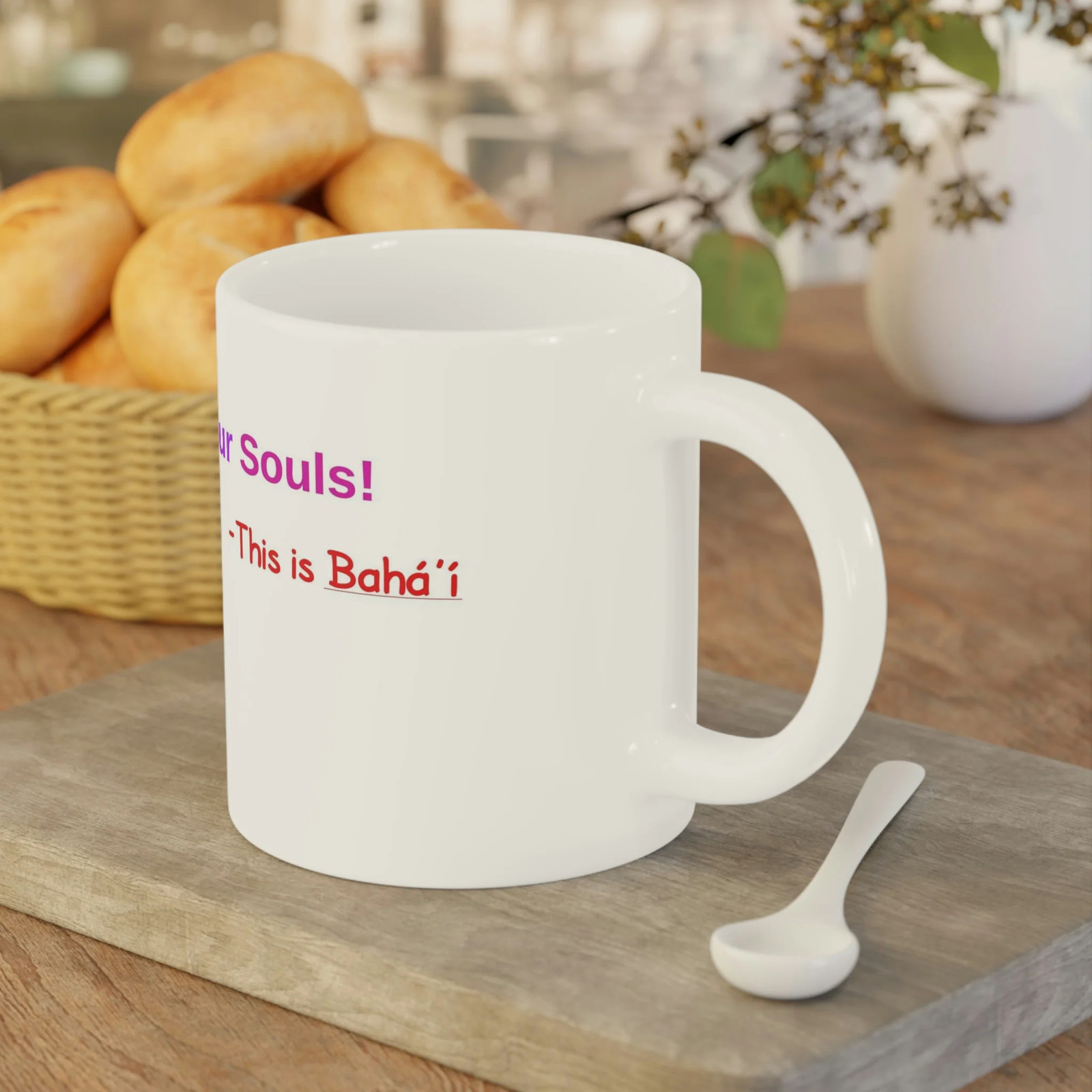 Baha&rsquo;i Diversity, Race Unity, Color of our Souls Mugs (11oz15oz20oz)