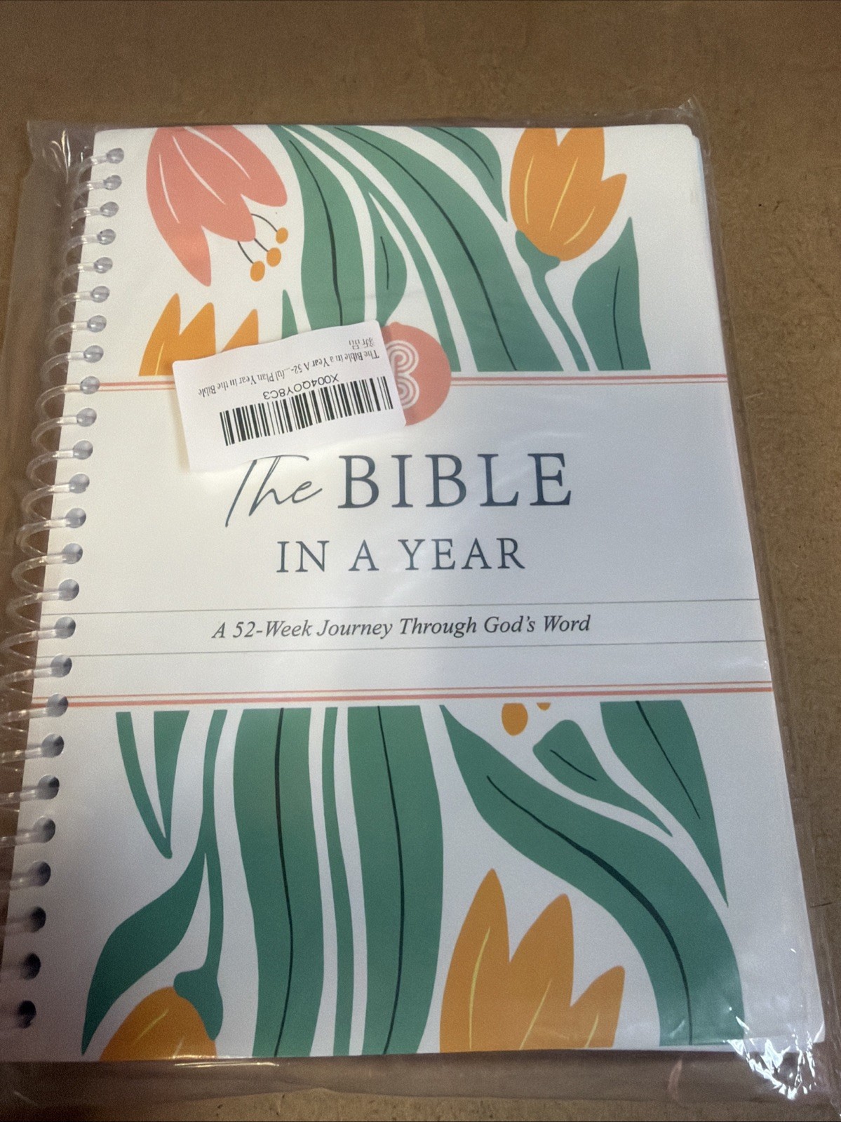 The Bible in a Year: A 52-Week Journey Through God&rsquo;s Word Paperback New