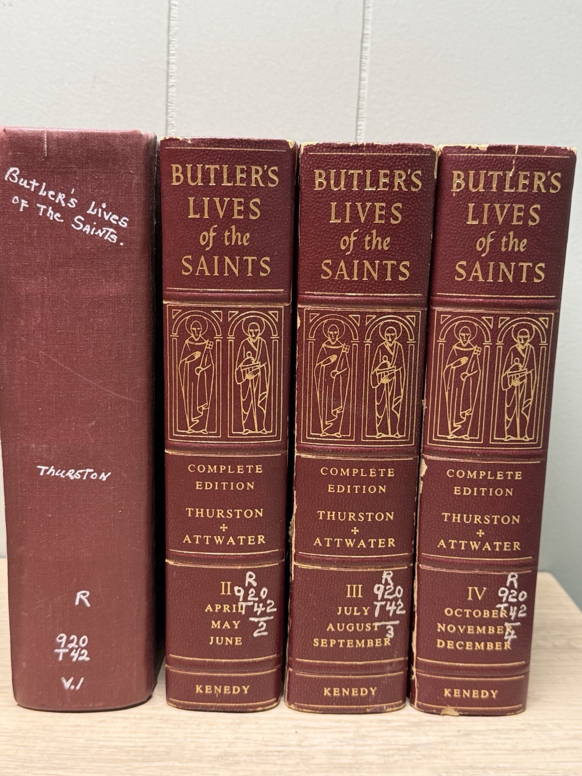 Butler&rsquo;s Lives of the Saints – Complete 4 Volume Set by Herbert Thurston