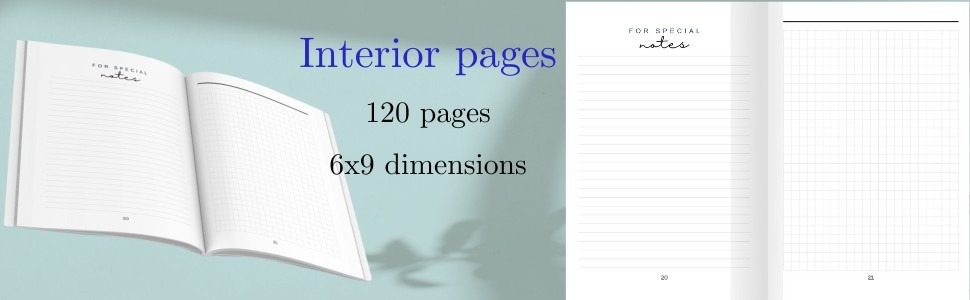 Combo Notebook 50/50: Lined & Graph Pages Side By Side 6×9