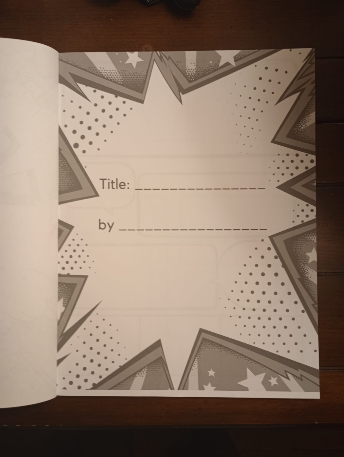 Limited Time Offer Debut! Blank Comic Book: Draw Your Own! 8.5×11&Prime; / 108 pages